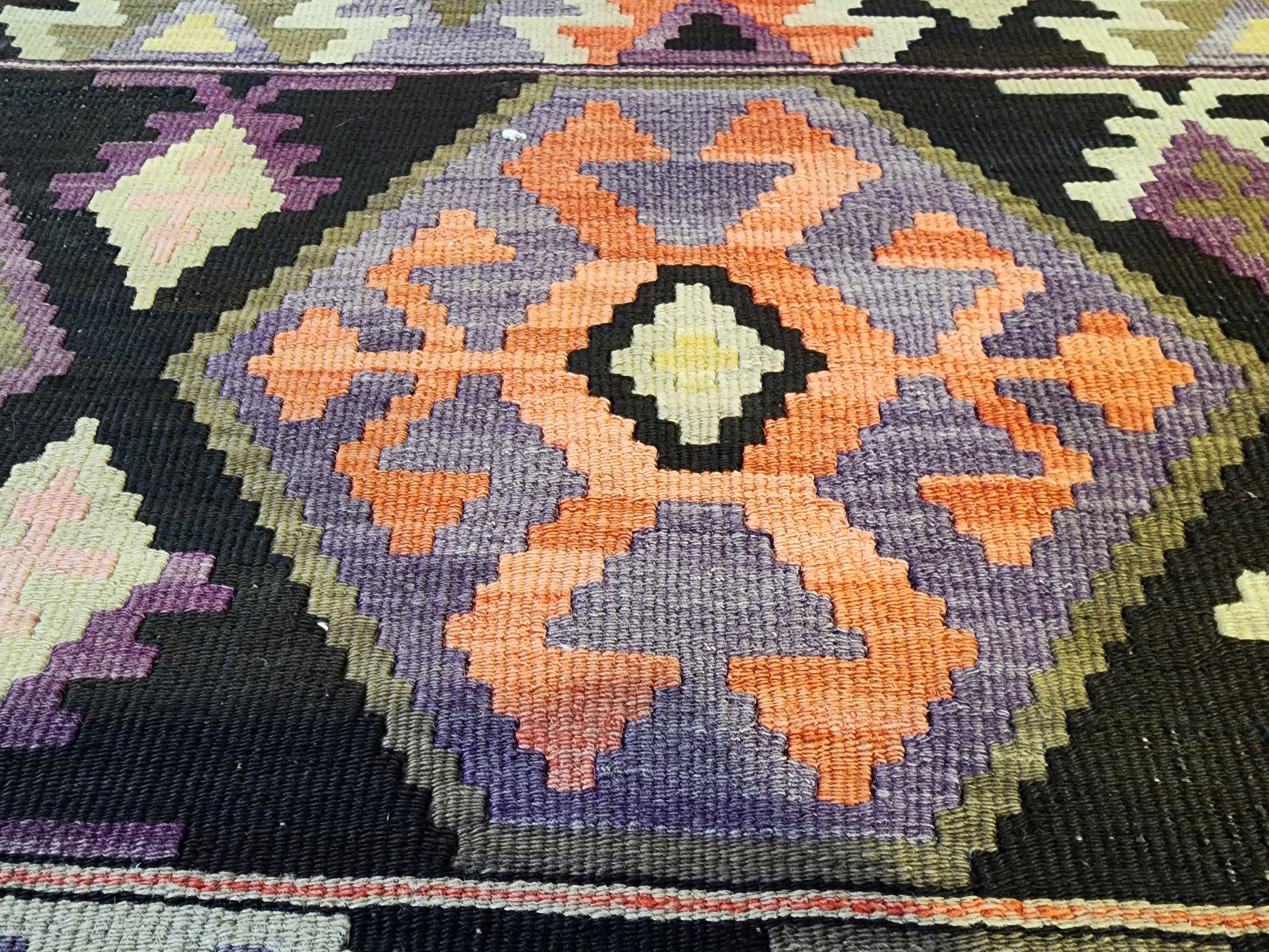 Rhoia — Antique Cicim Wool Large Area Rug