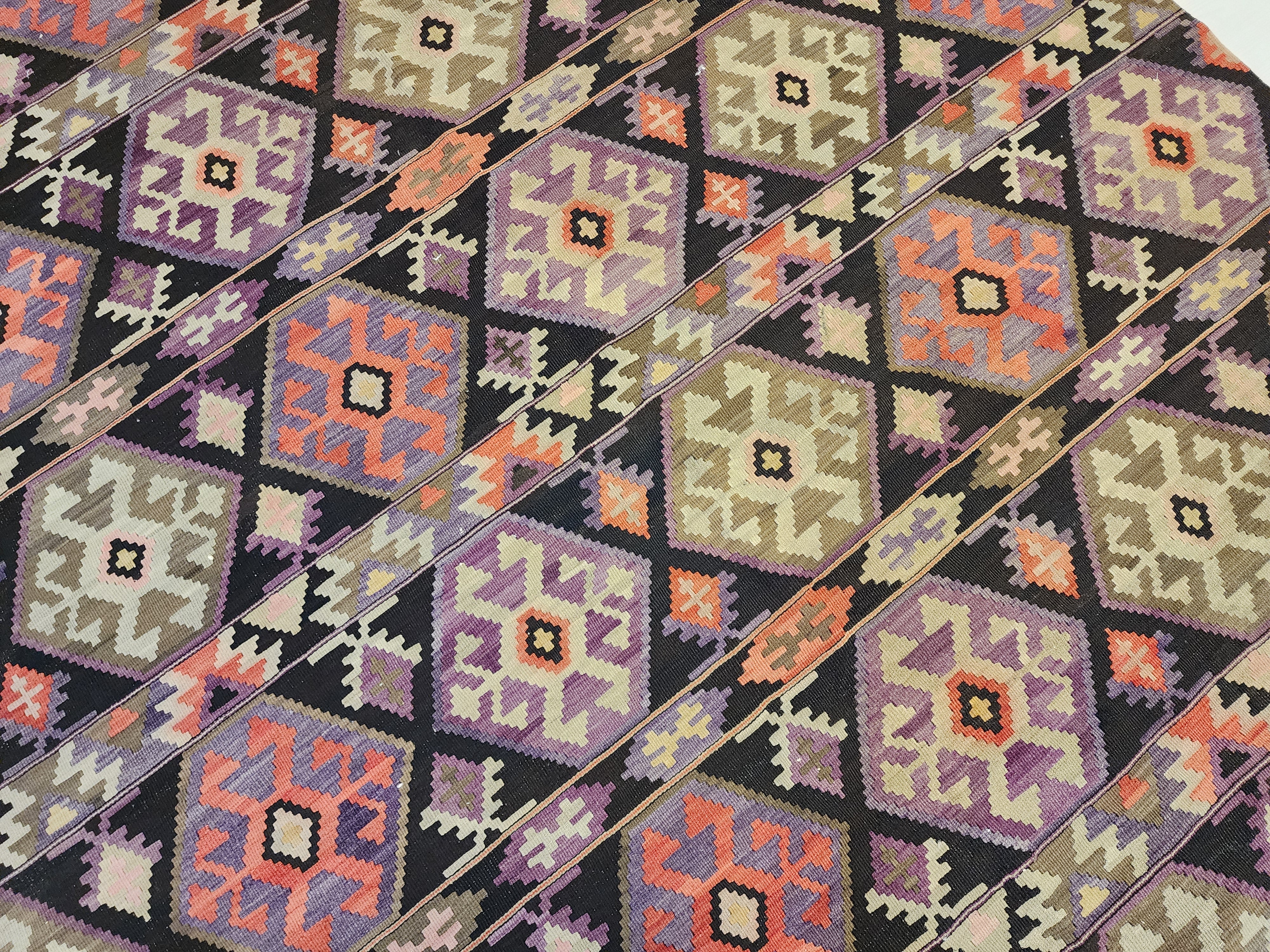 Rhoia — Antique Cicim Wool Large Area Rug