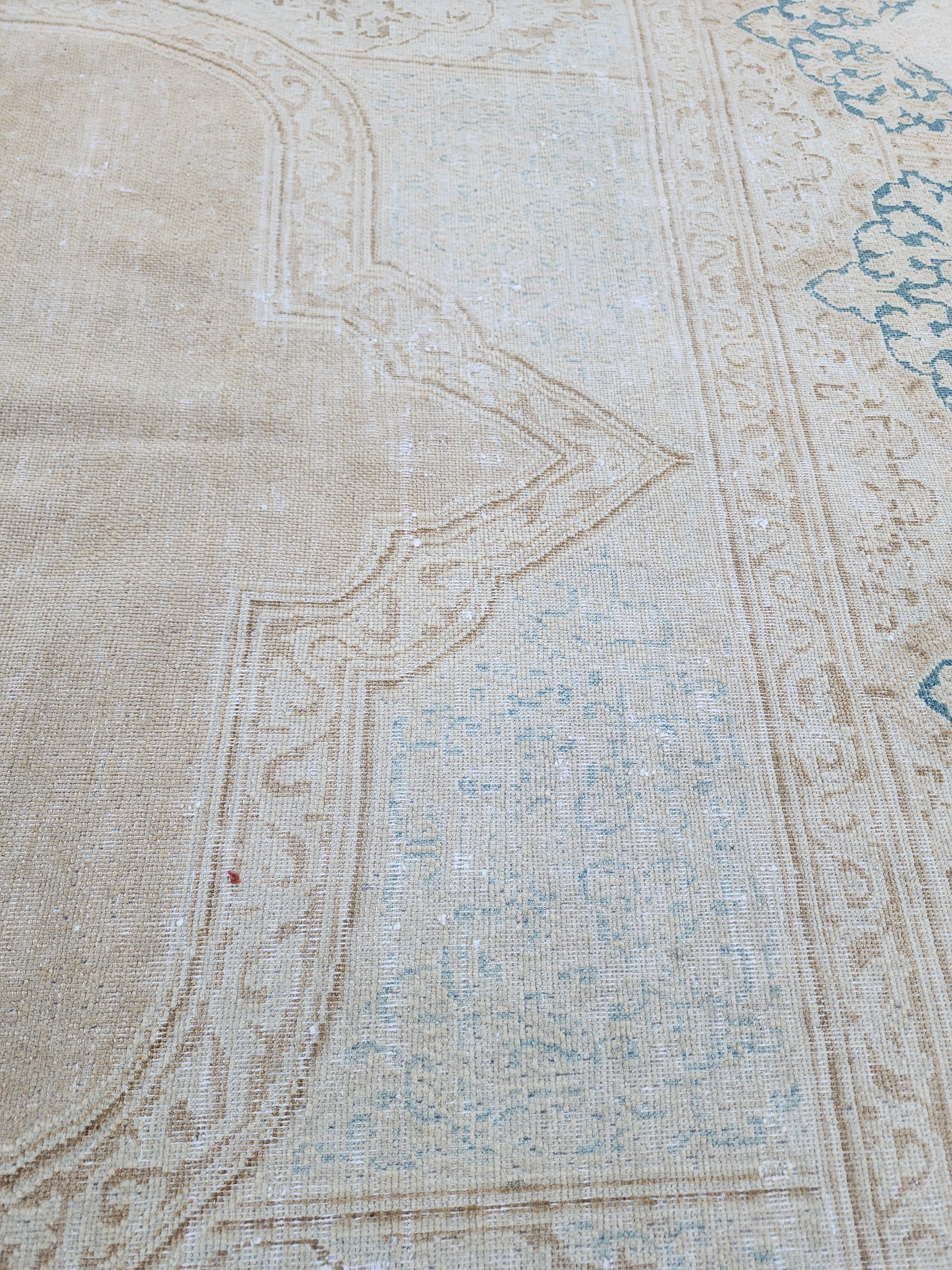 vintage Persian Large Area Rug — border pattern