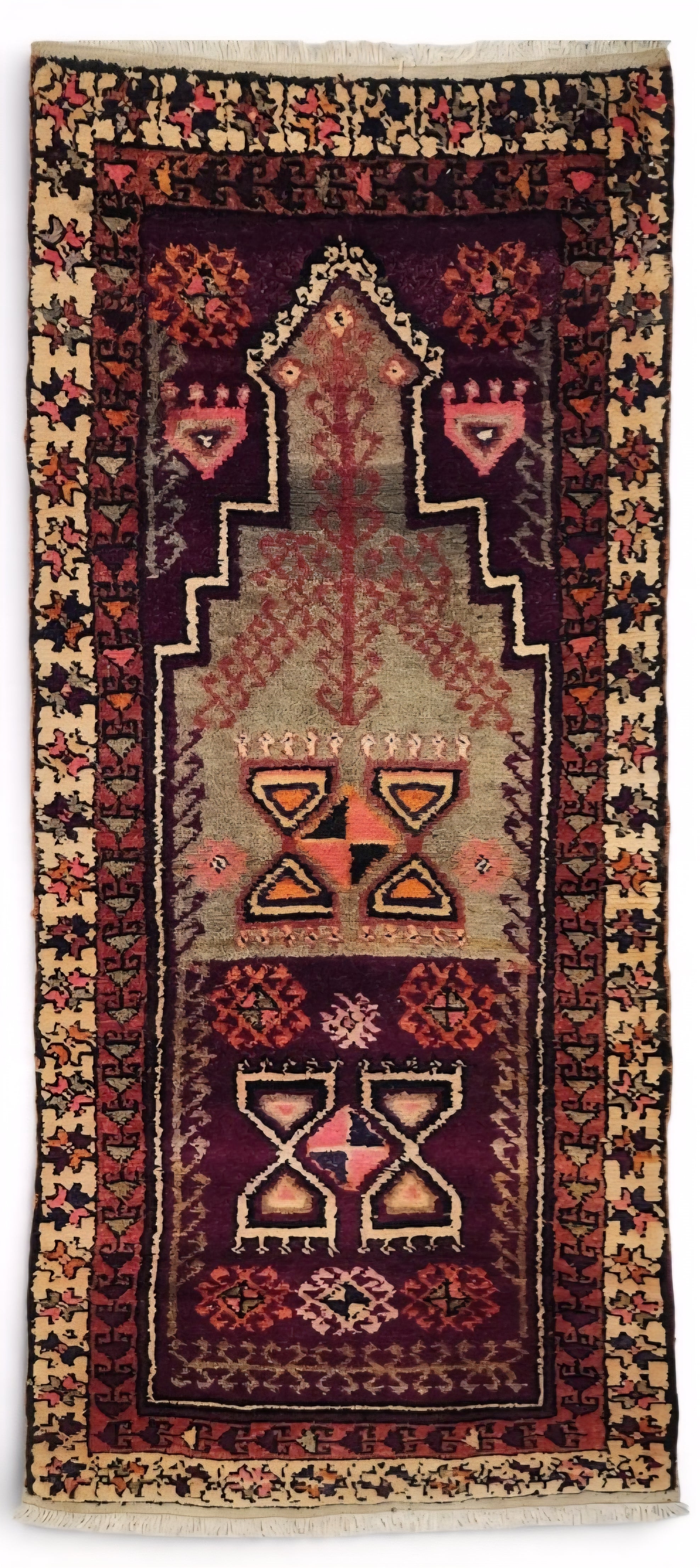 Ichnaea — Antique Oushak Wool Small Rug