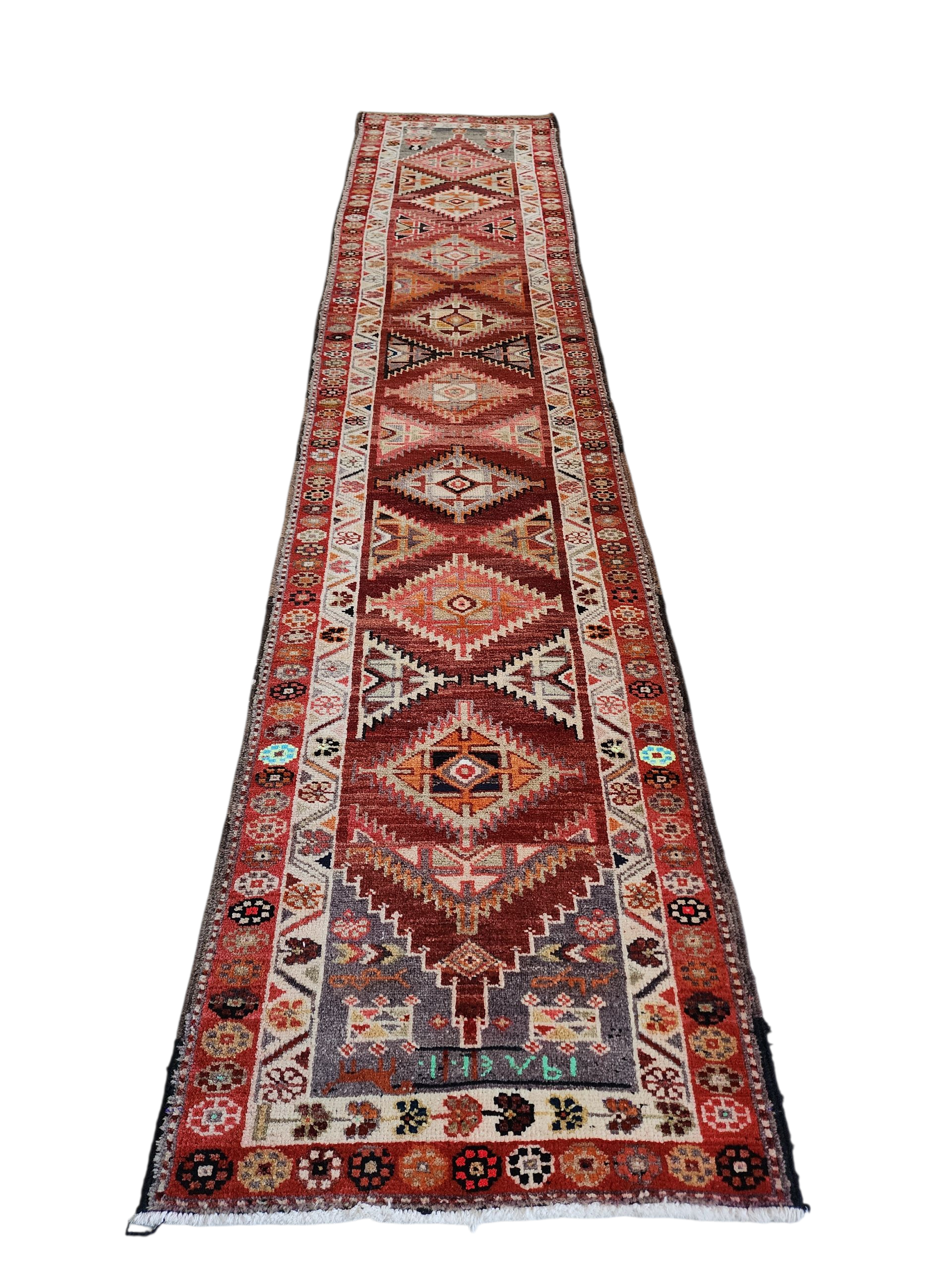 Roxane — Vintage Oushak Wool Runner Rug