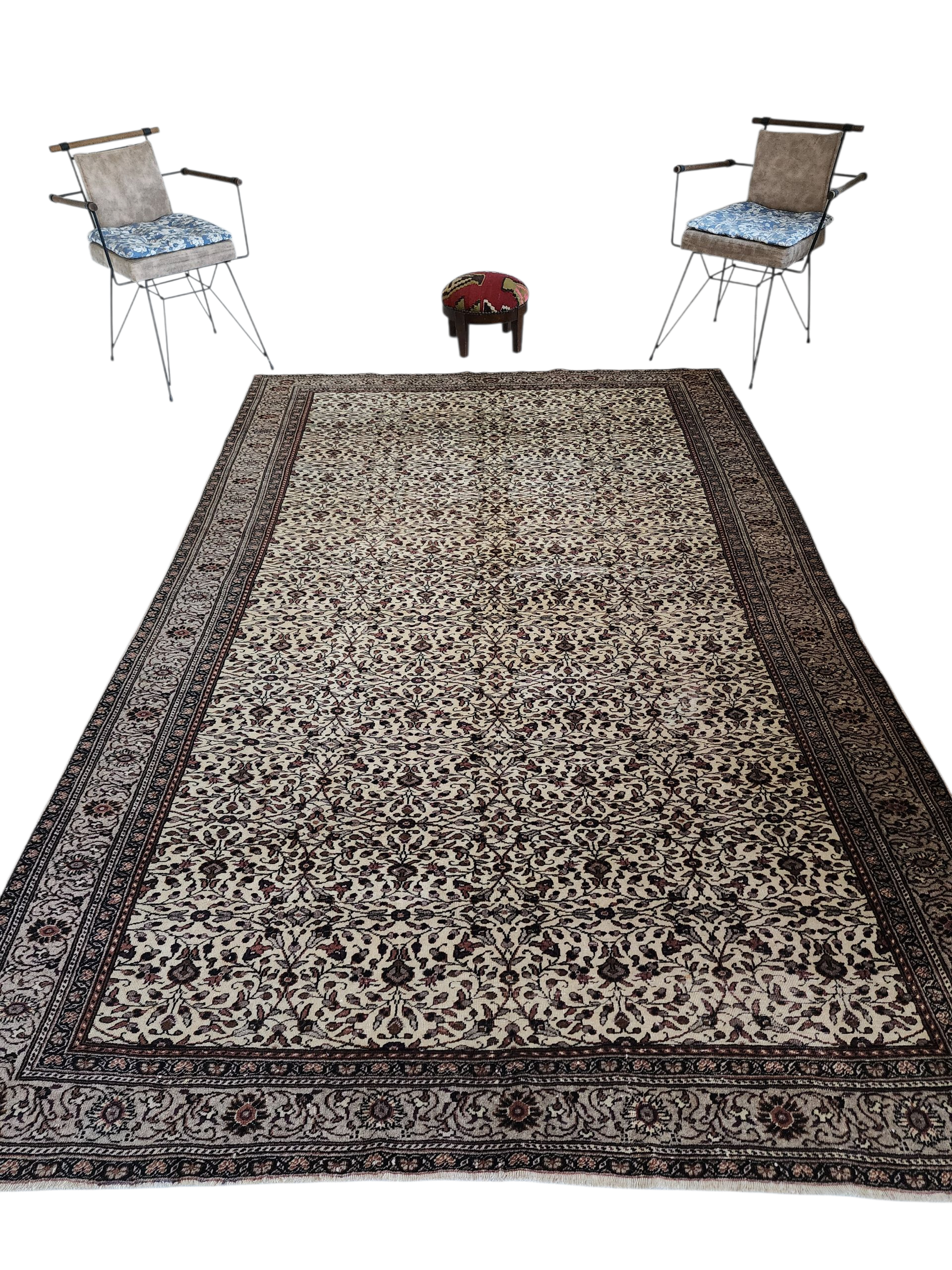 Cyriaca — Vintage Kayseri Wool Area Rug