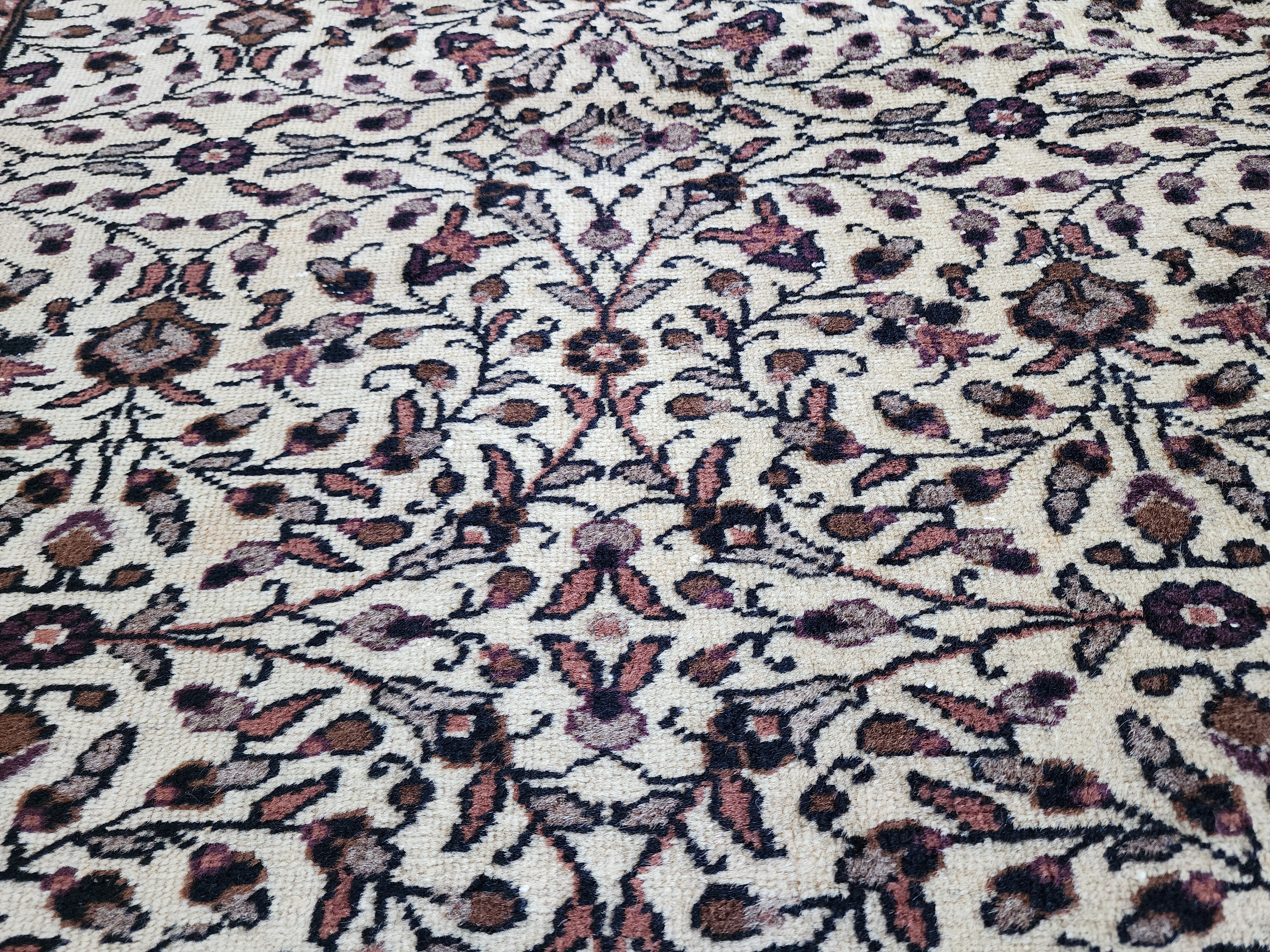 vintage Kayseri Wool Area Rug — styled view