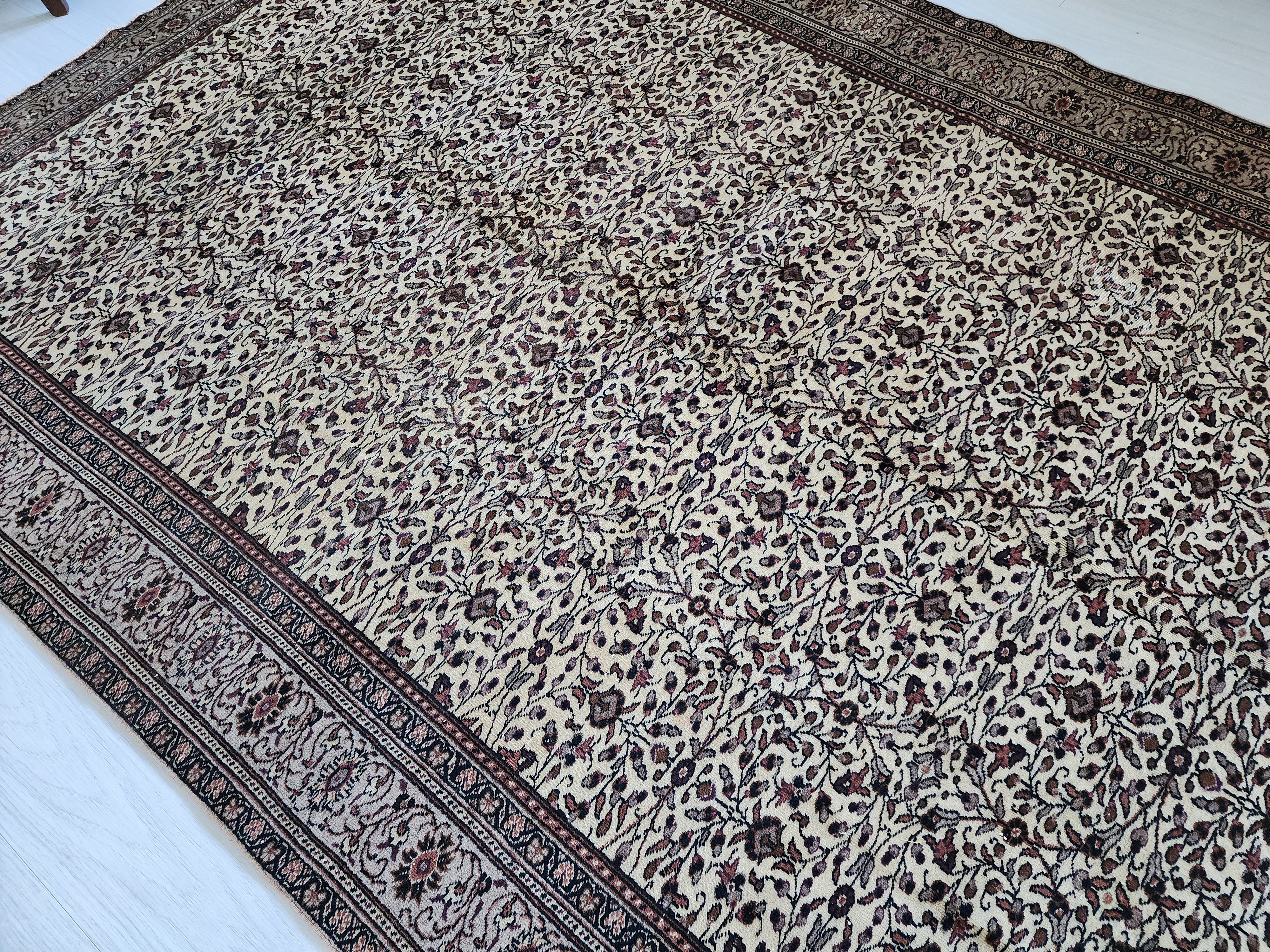 vintage Kayseri Wool Area Rug — in setting