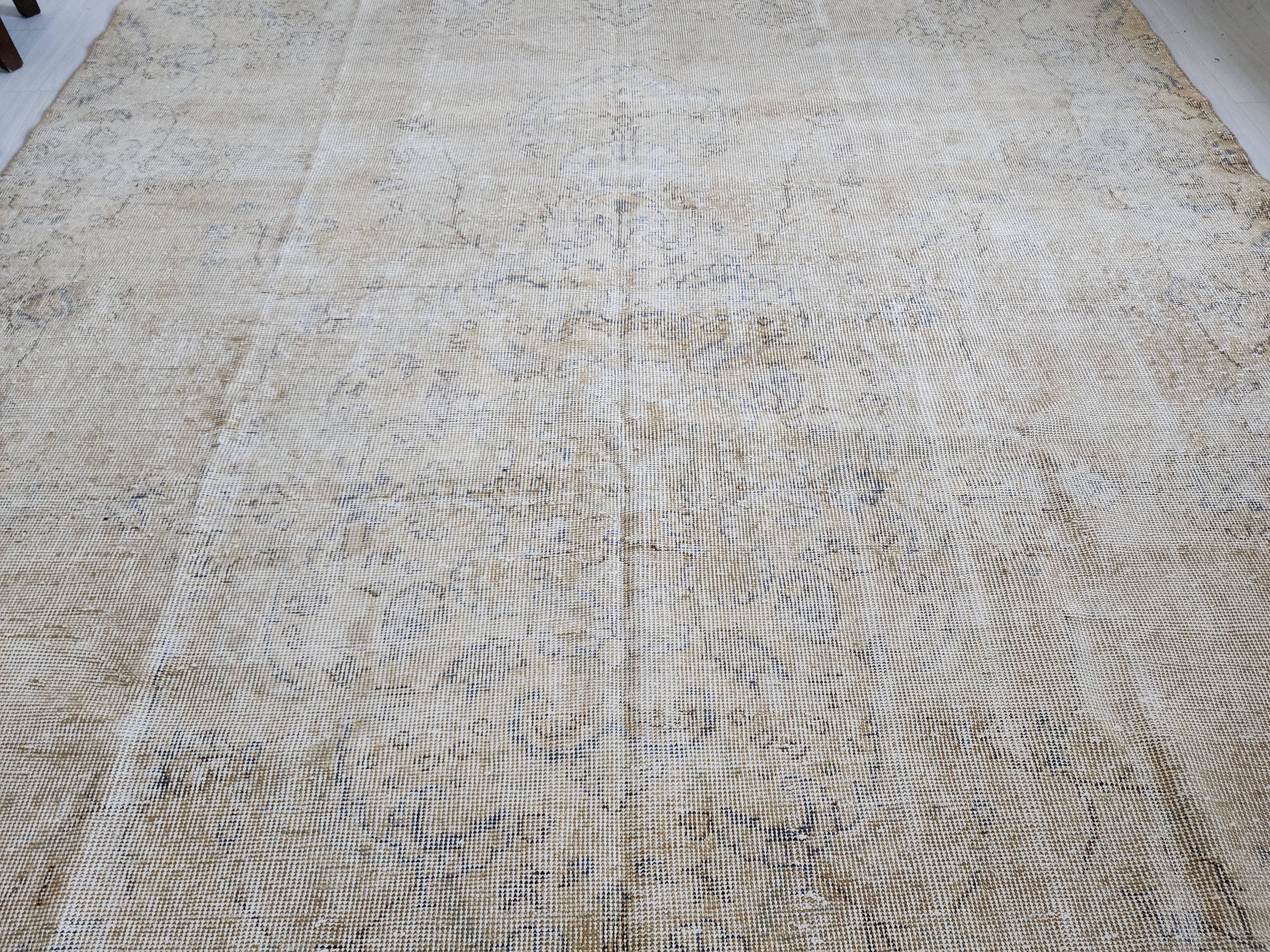 vintage Anatolian Large Area Rug — pattern close-up