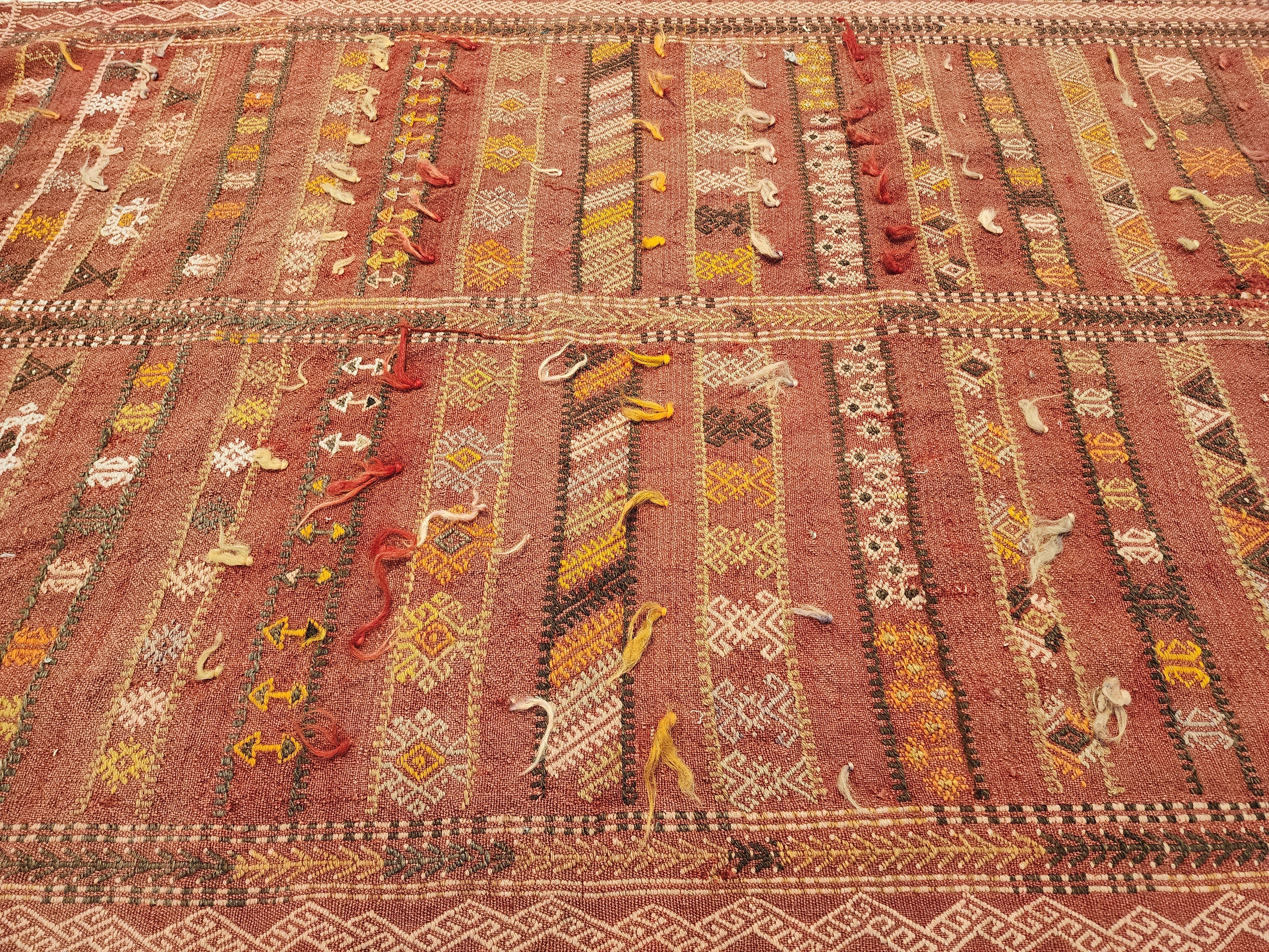 vintage Konya Wool Small Rug — styled view