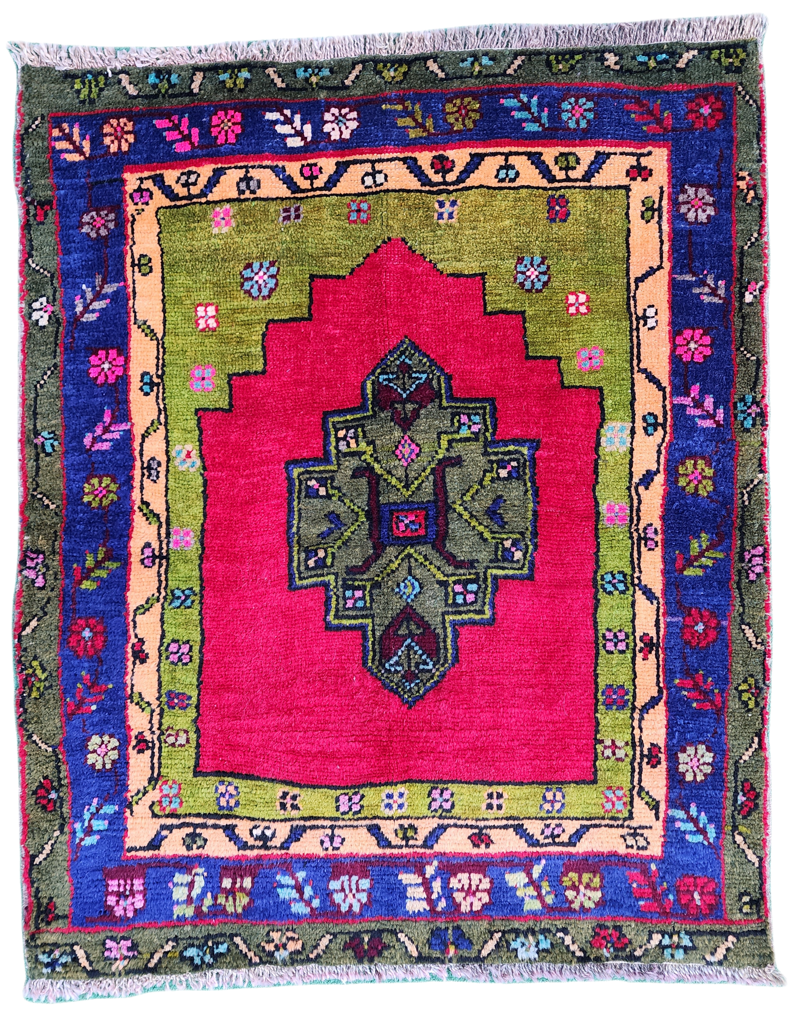 Phaidra — Vintage Turkish Wool Small Rug