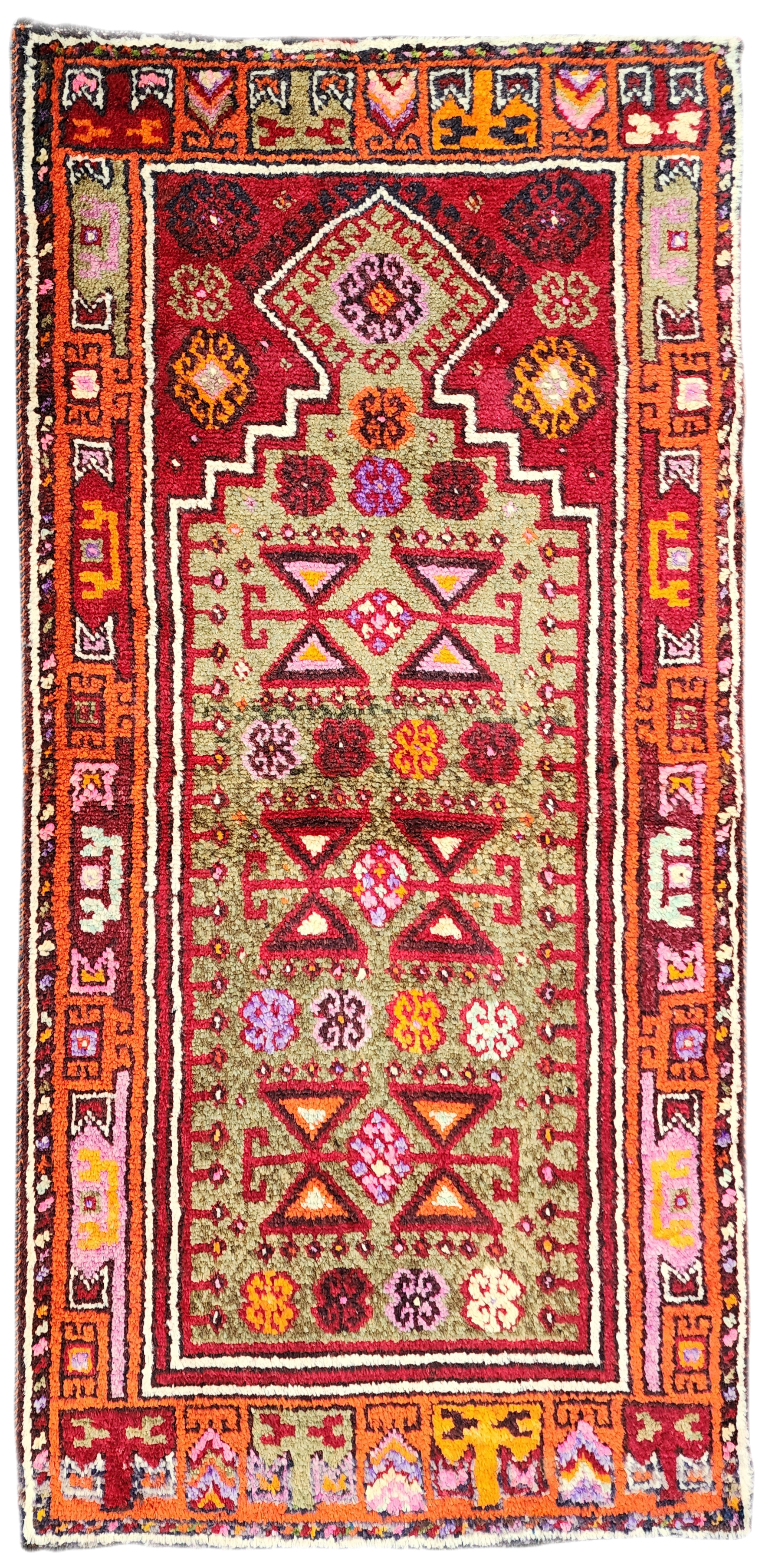 Şivekar — Antique Konya Wool Small Rug