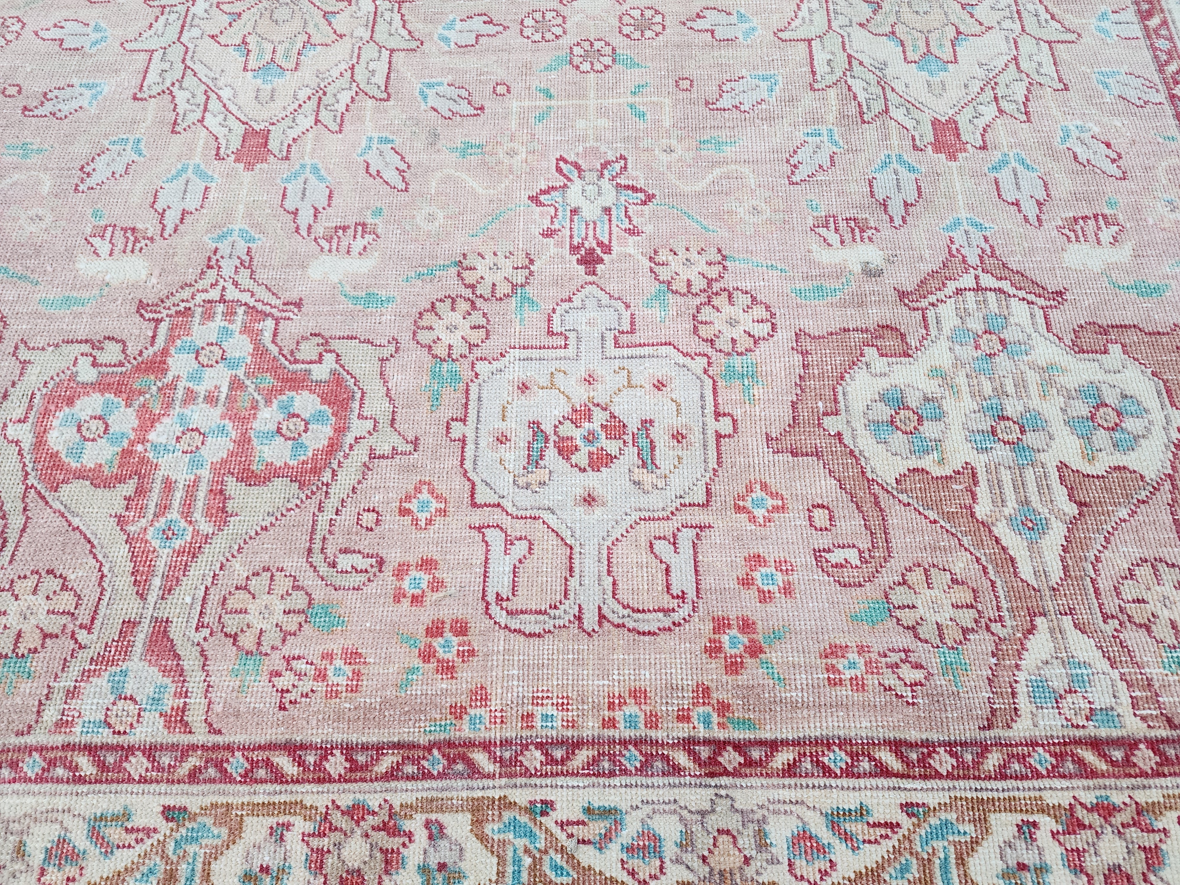 Handmade Vintage Persian Large Rug 11'2''x8'3''