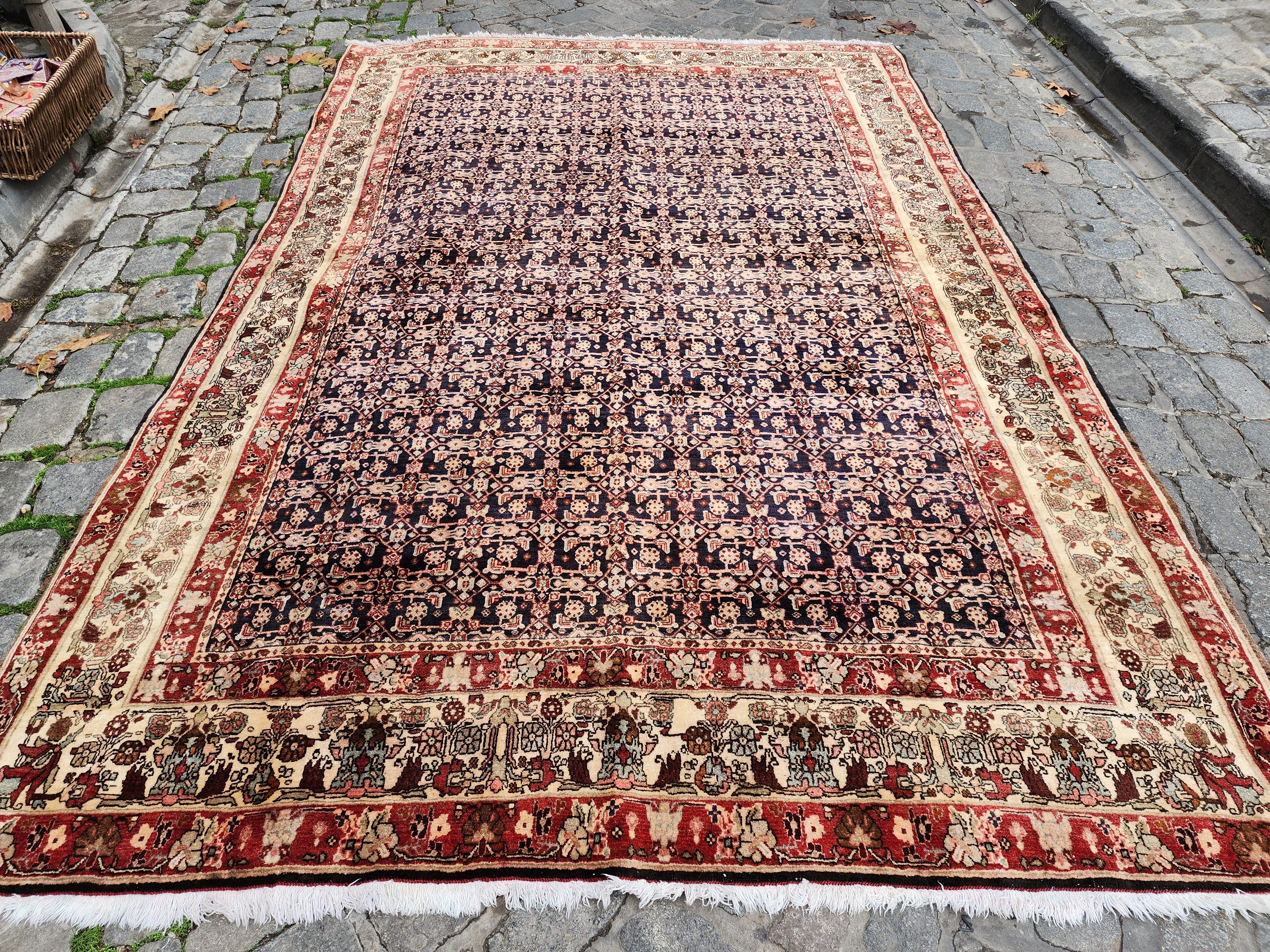 Antique Persian Bijar Rug 10'8'' x 7'4''