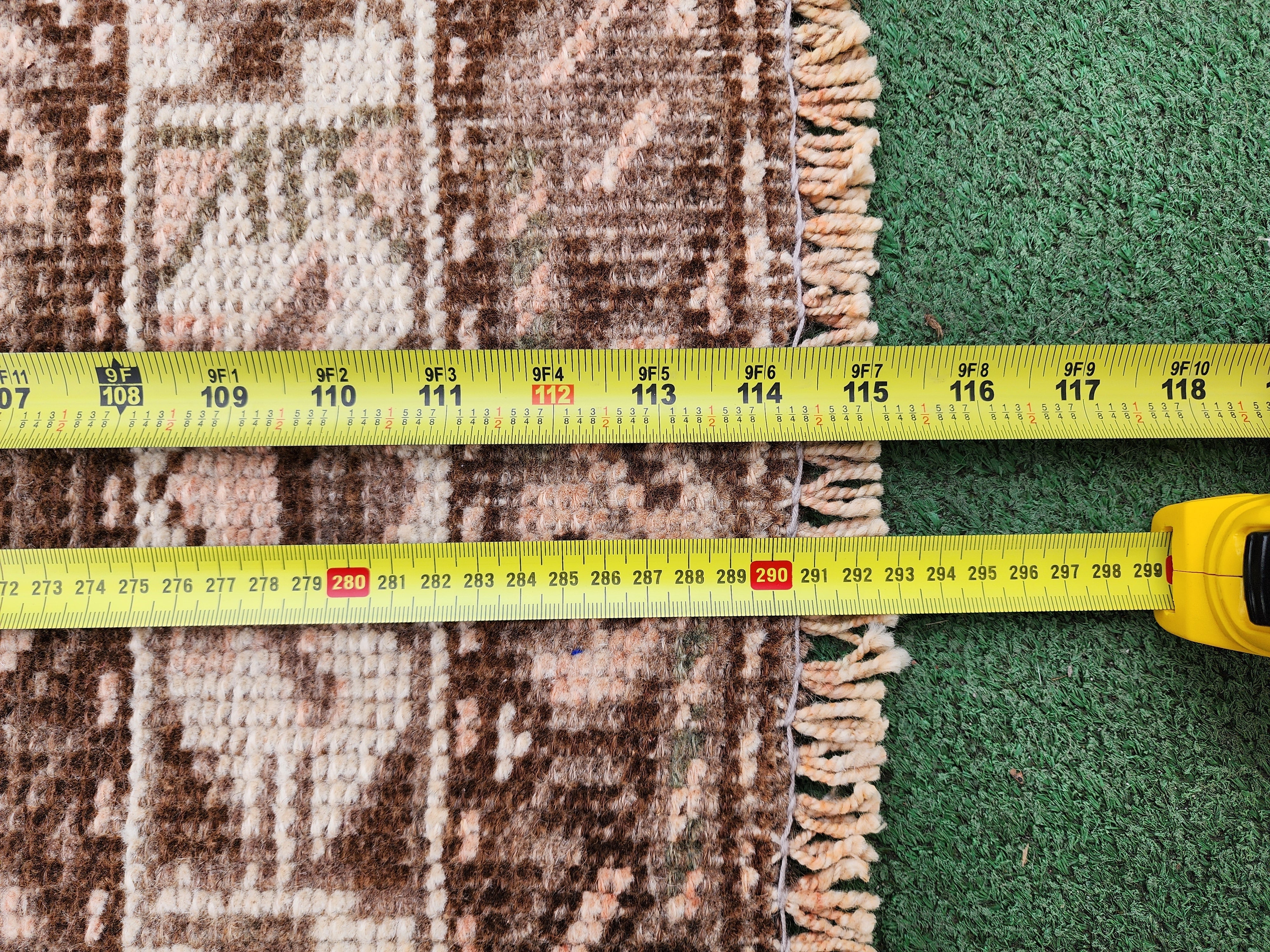 vintage Anatolian Wool Large Area Rug — styled view