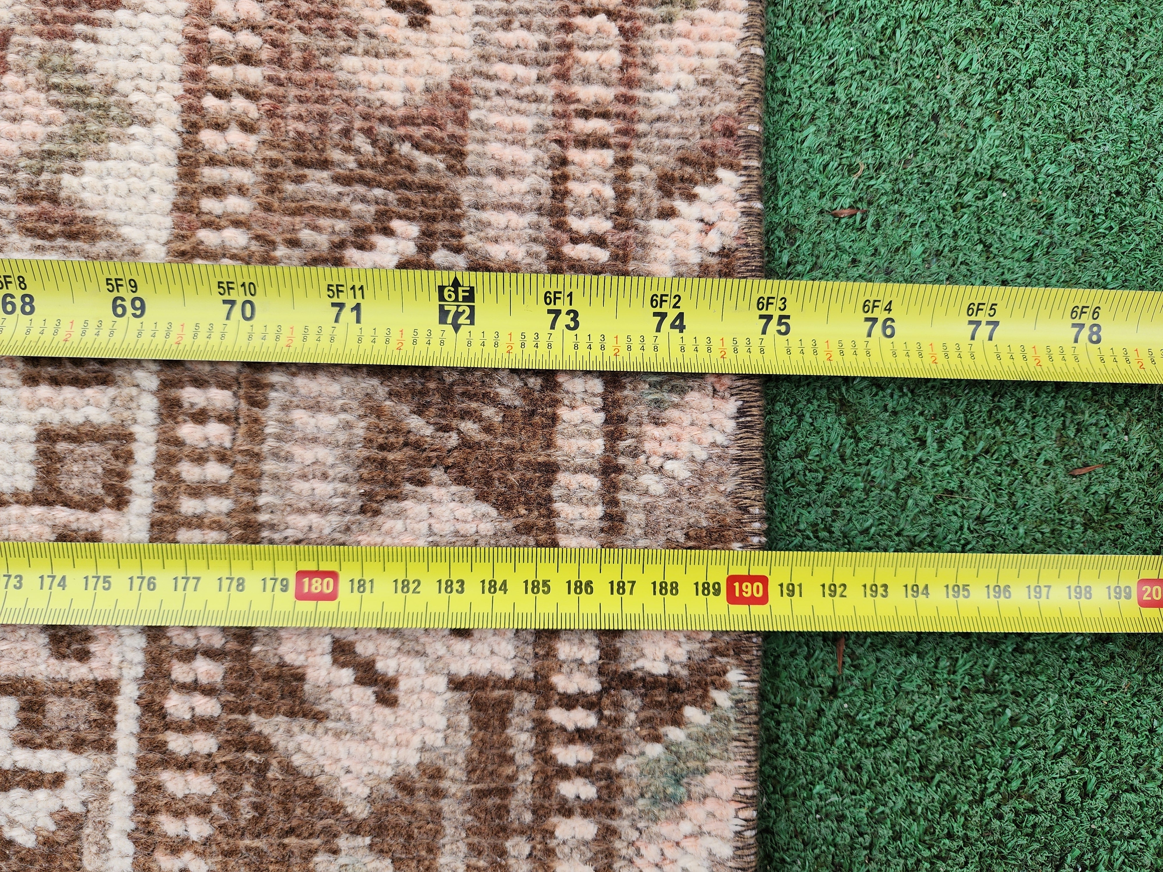 vintage Anatolian Wool Large Area Rug — styled view