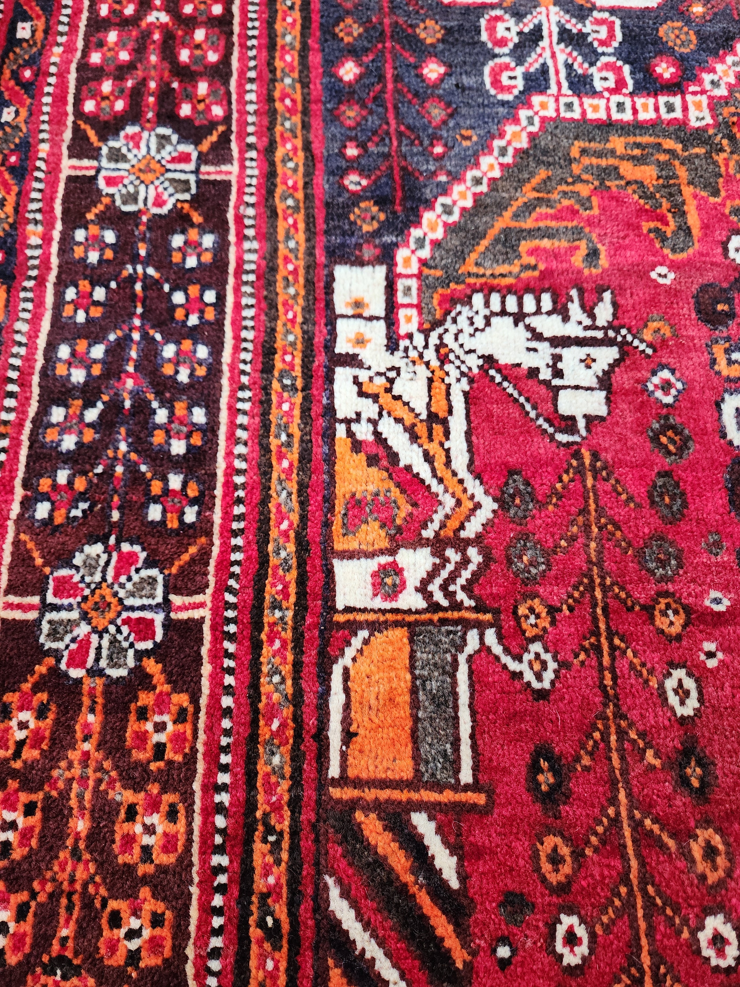 vintage Persian Area Rug — styled view
