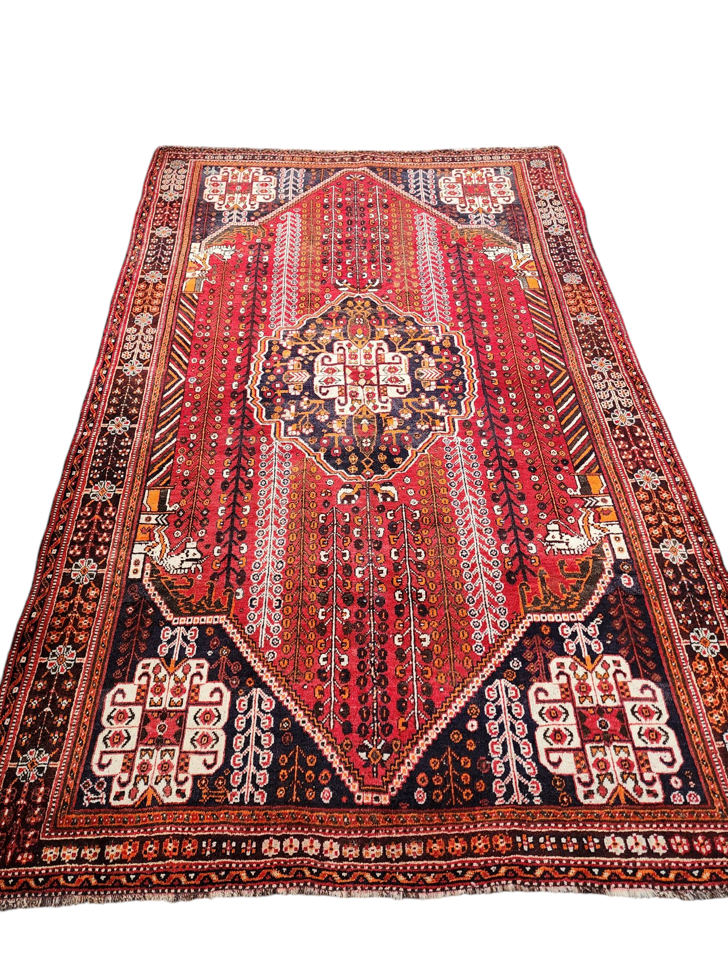 ラグ・カーペット shiraz rug Persian Shiraz Rug, 5x8