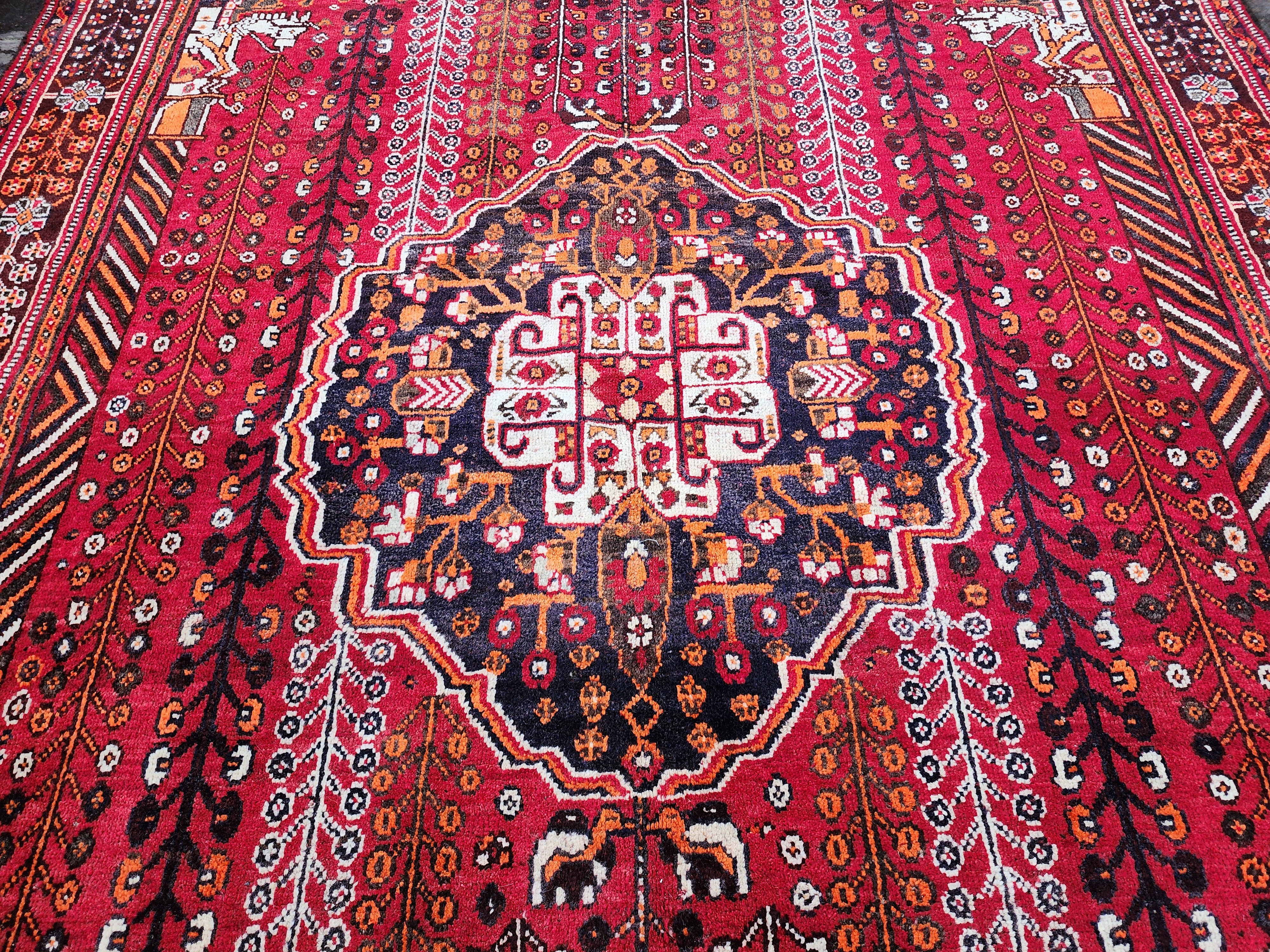 Persian Shiraz Rug, 5x8