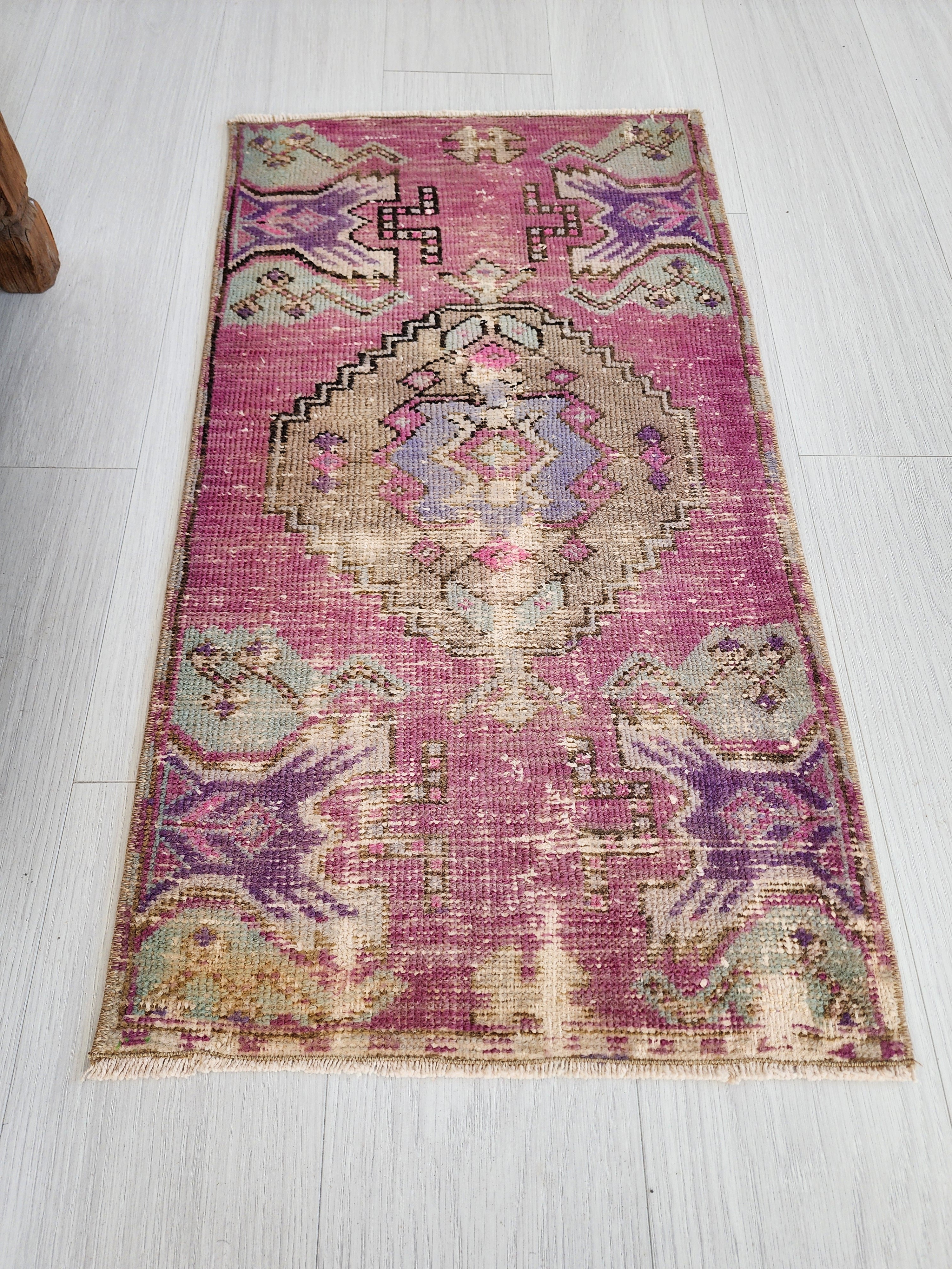 Handmade Small Turkish Rug