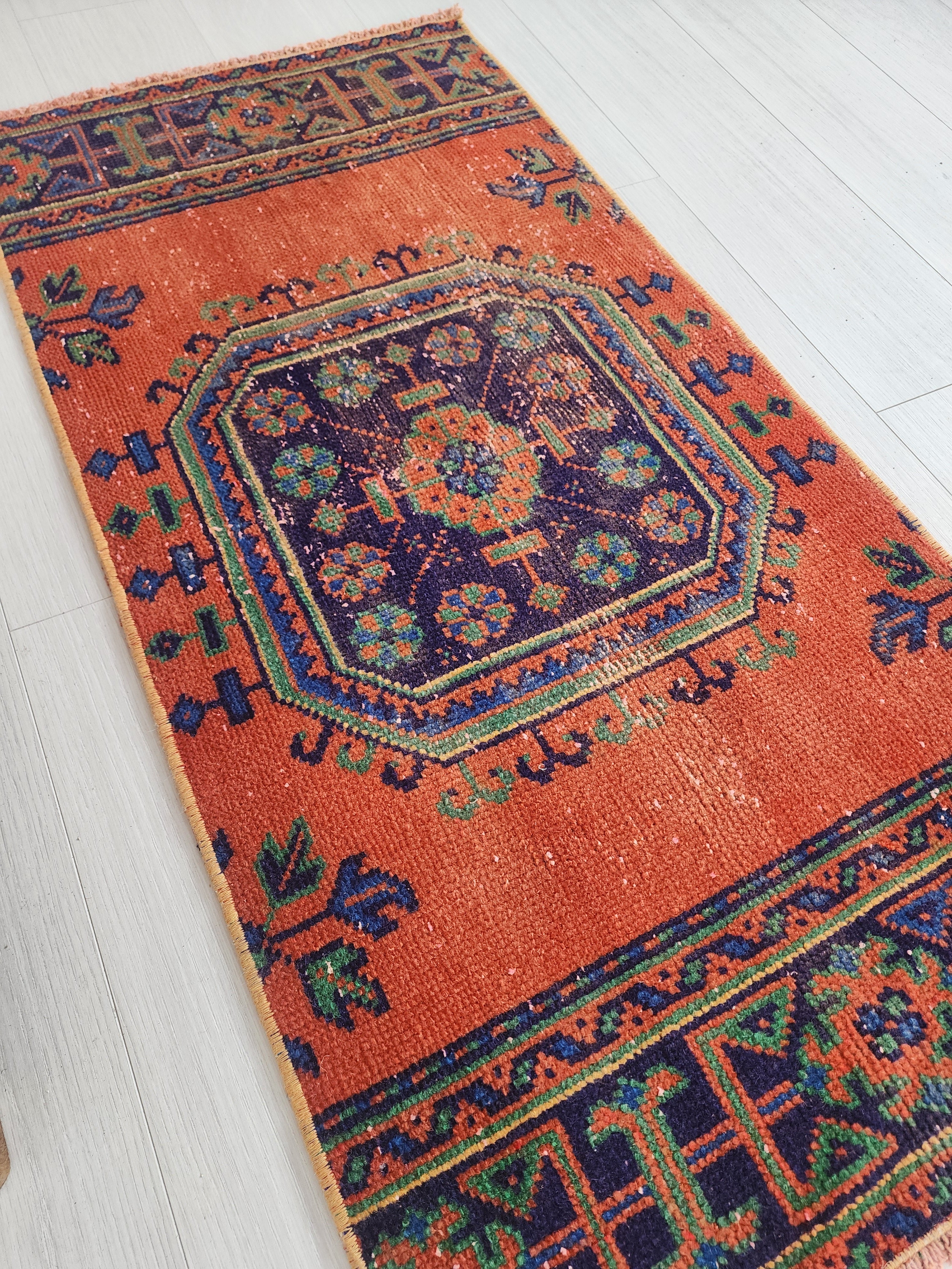 Vintage Anatolian Rug with Soft, Faded Color Palette, 2'1''x3'1''