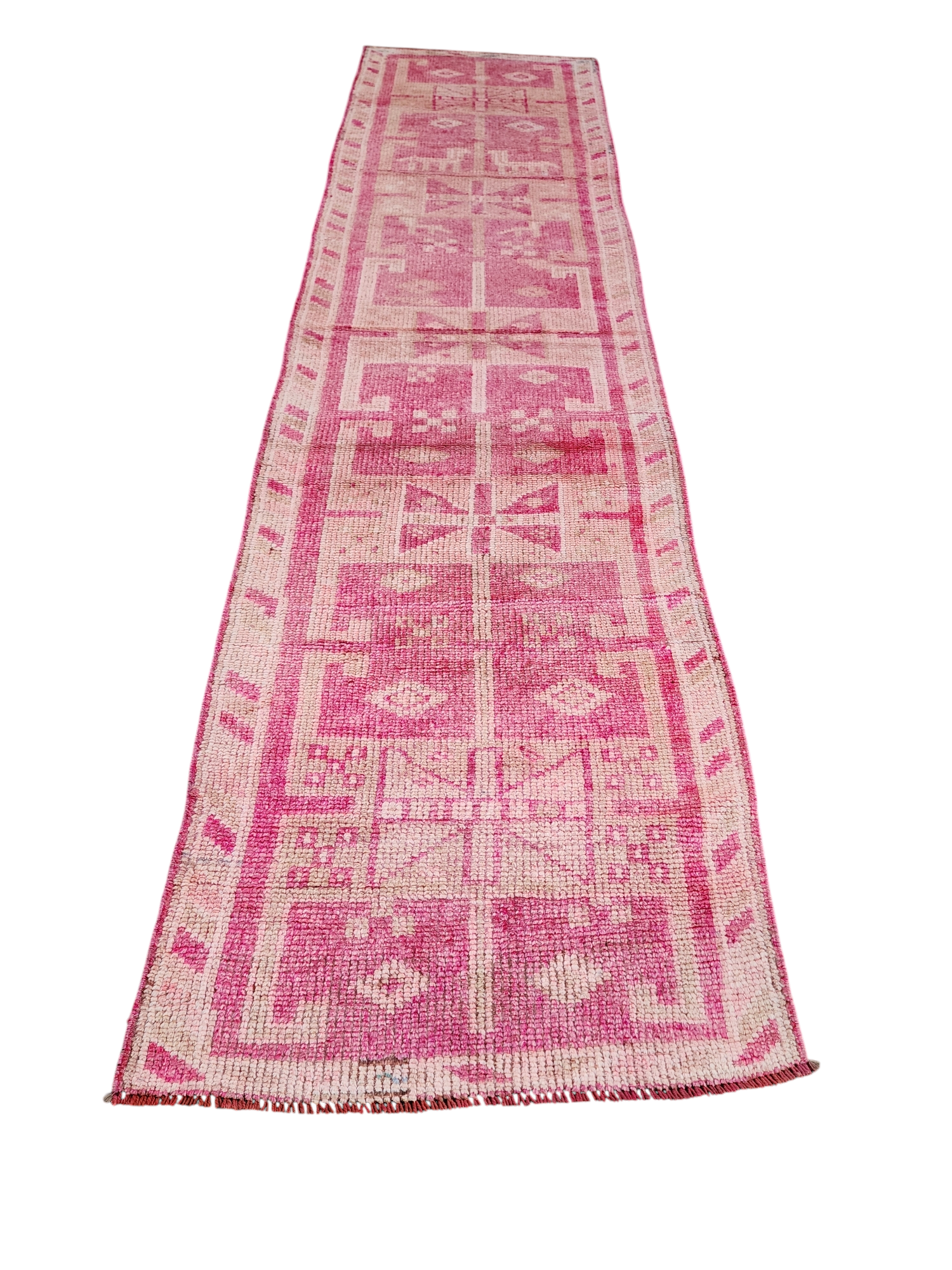 Vintage Herki Runner, A Piece of Iraqi Kurdish Cultural Heritage, 2'10''x10'11''