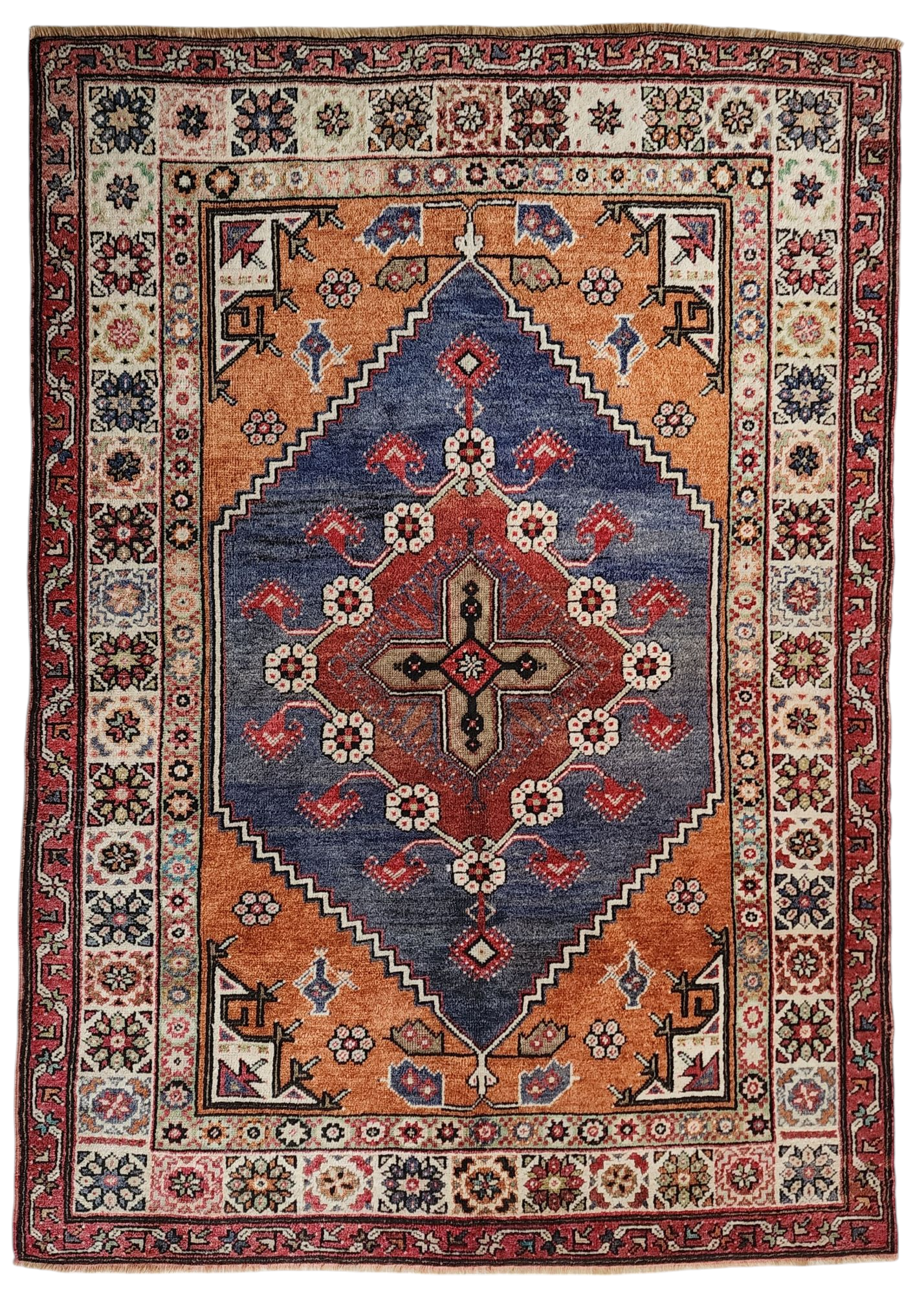 Mata — Antique Anatolian Wool Area Rug