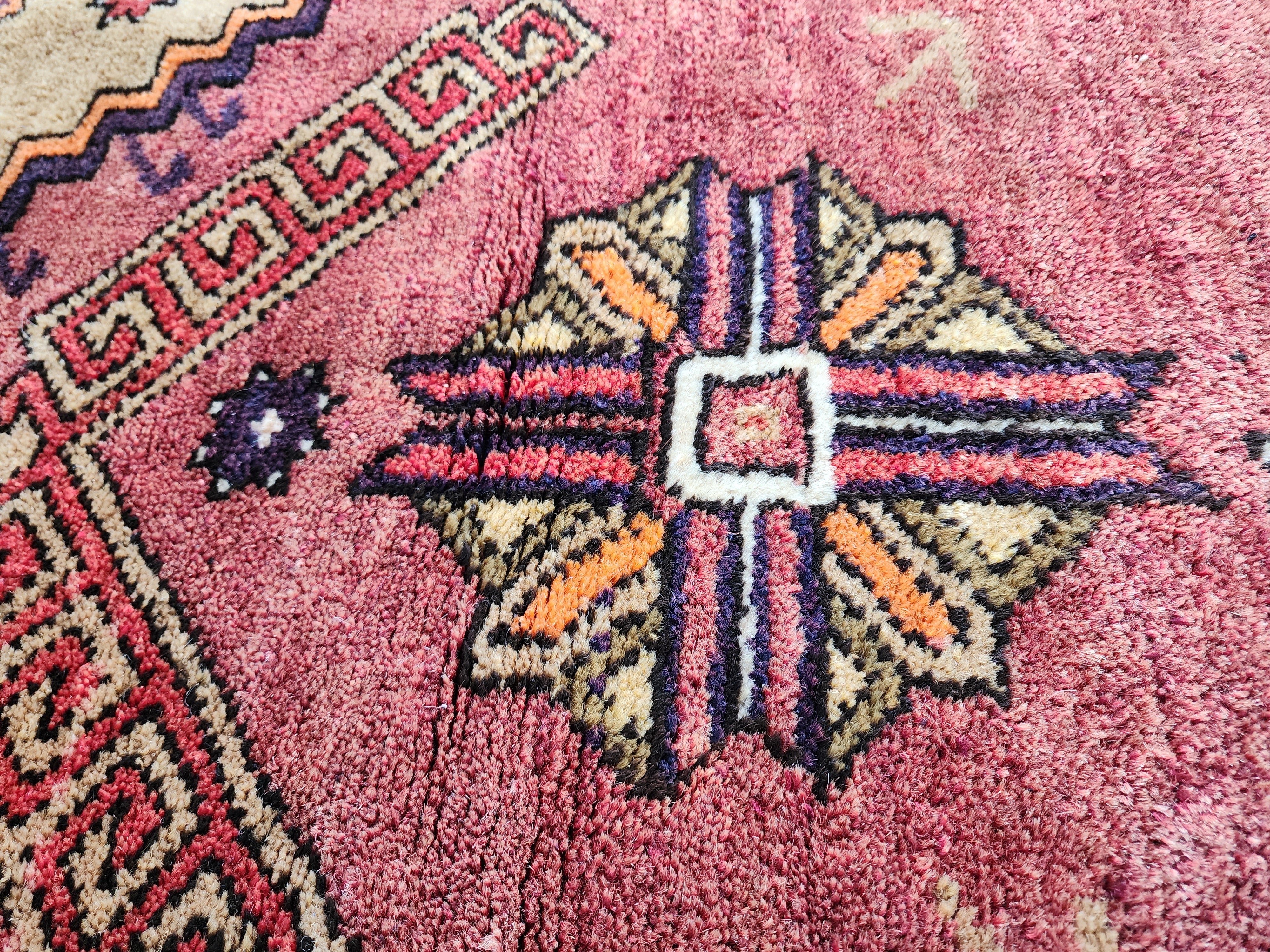 Antique Turkish Konya Prayer Rug with Stepped Mihrab Design