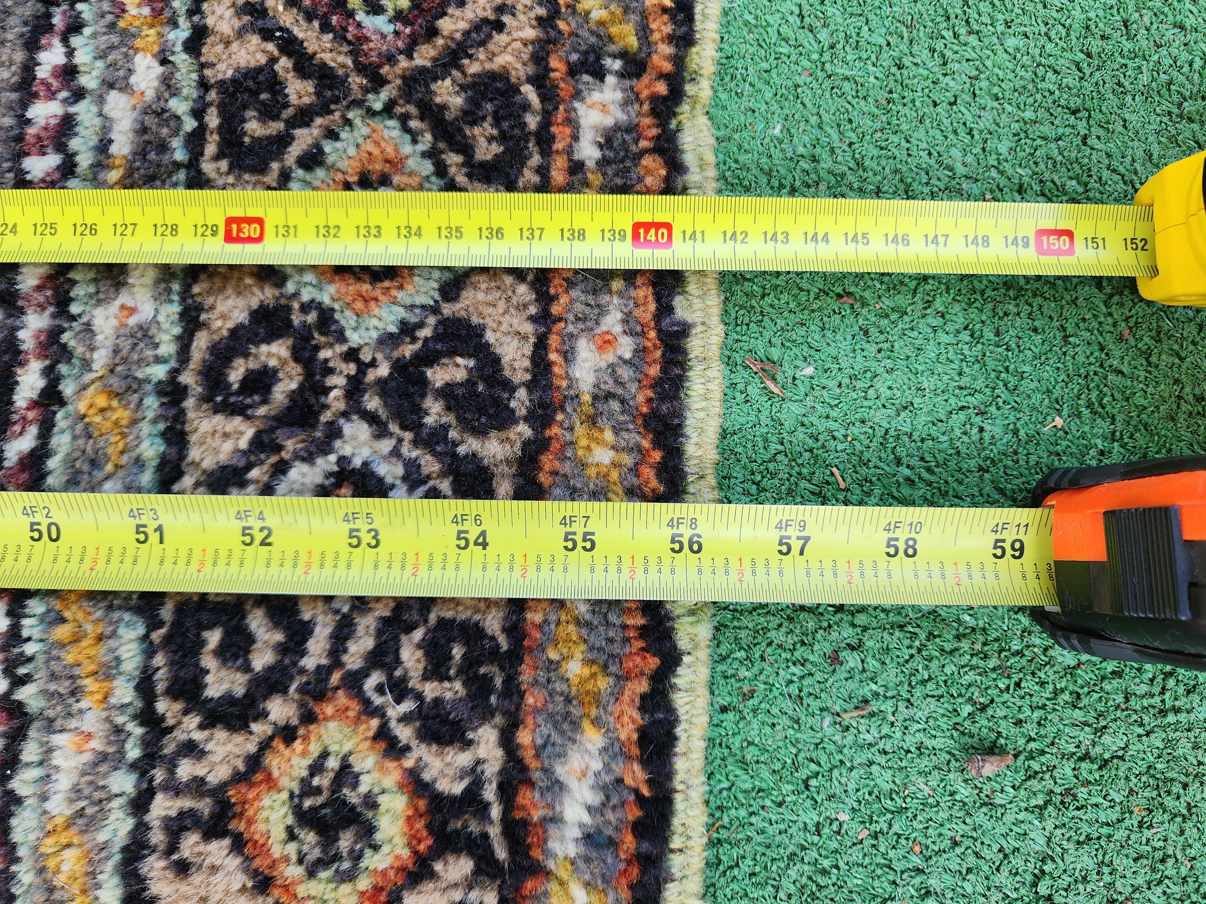 vintage Anatolian Wool Area Rug — styled view
