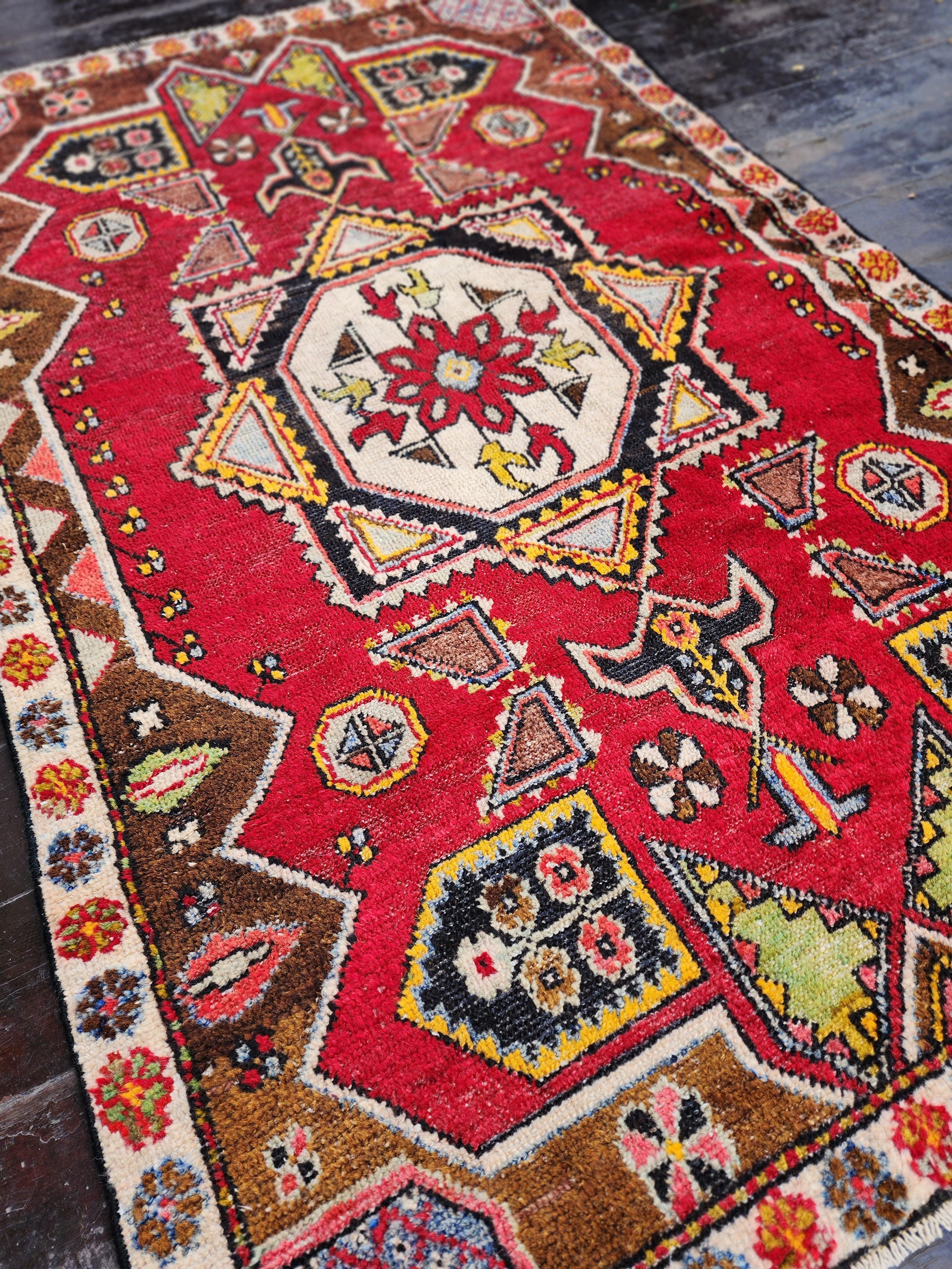 Nikkalmati — Antique Anatolian Wool Small Rug