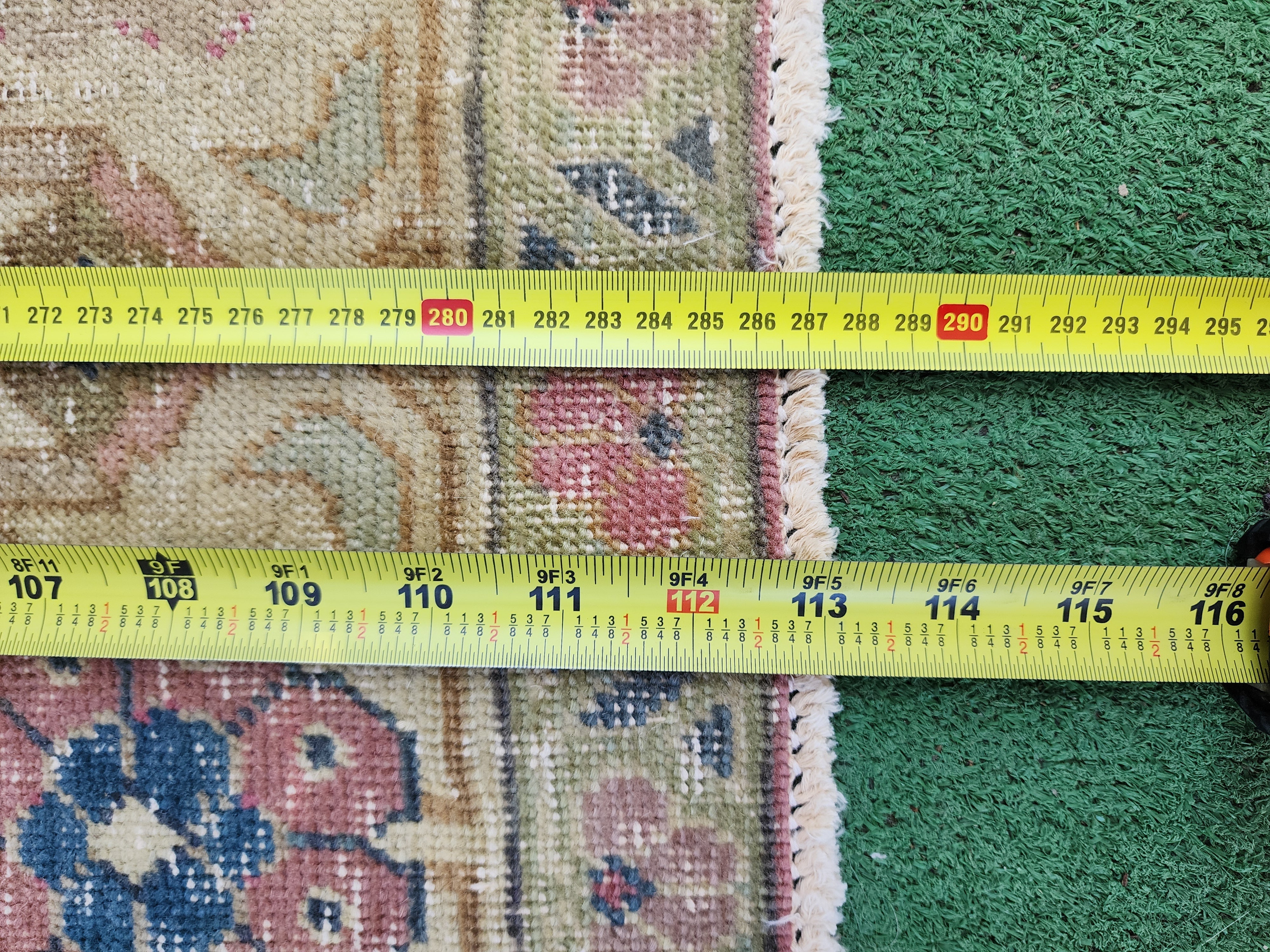 vintage Kayseri Large Area Rug — styled view