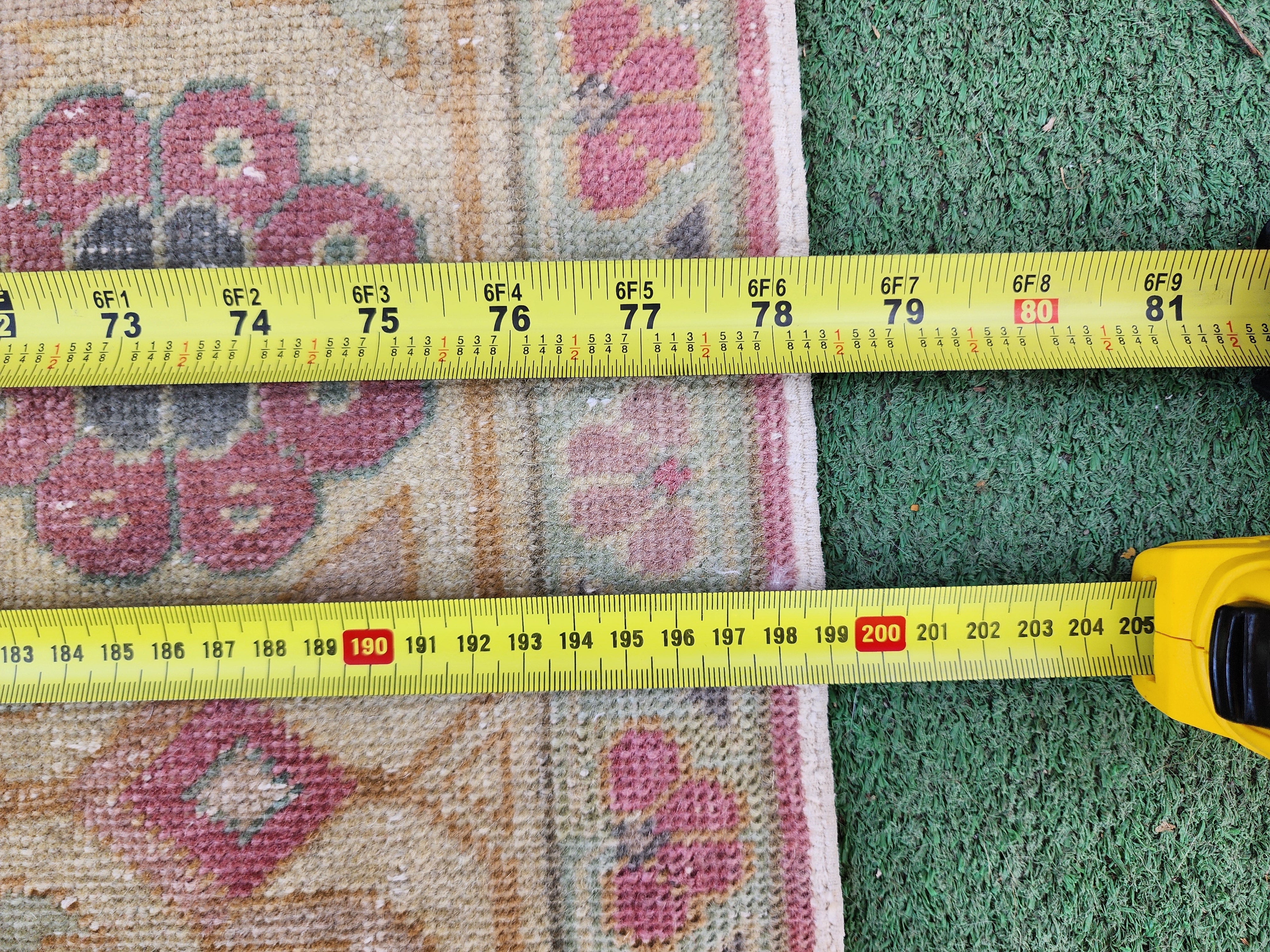 vintage Kayseri Large Area Rug — styled view