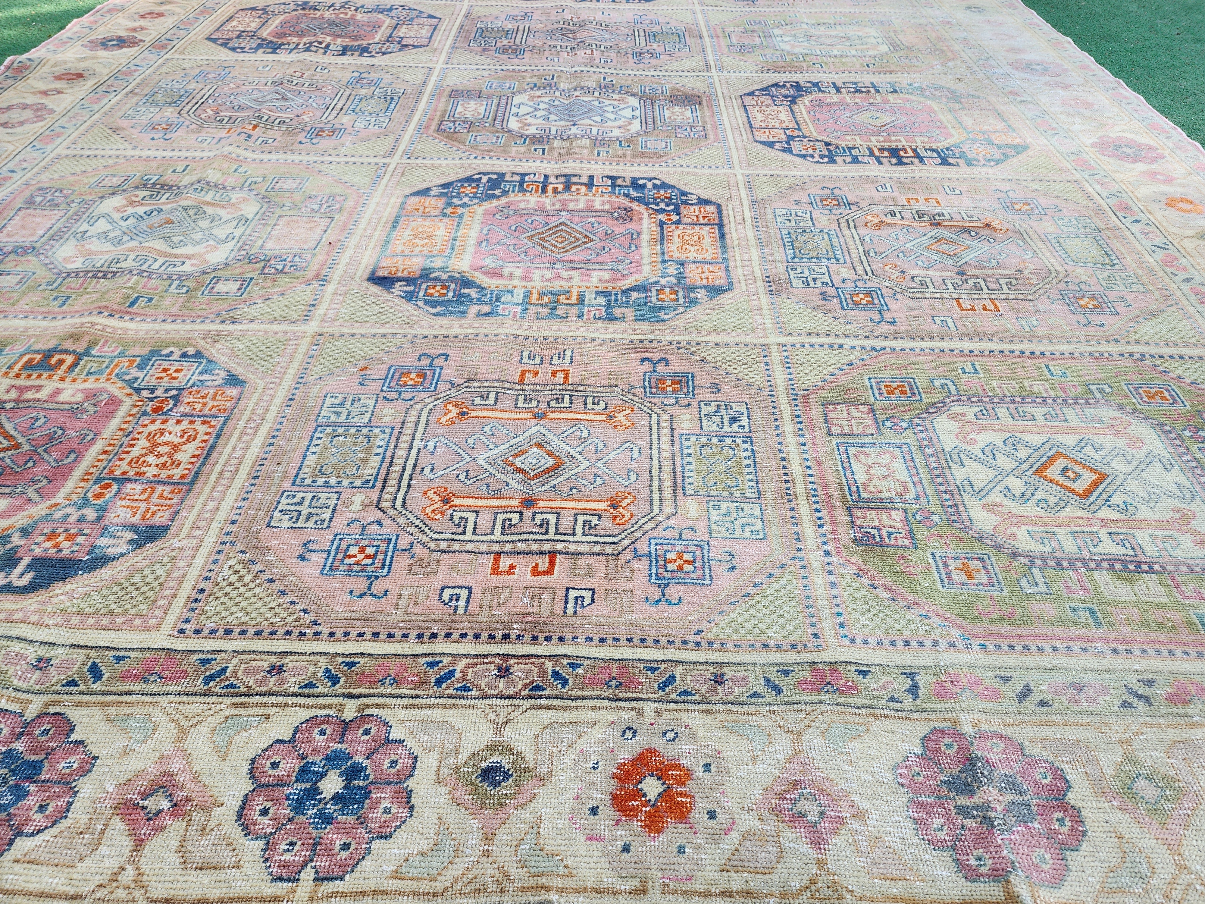 vintage Kayseri Large Area Rug — styled view