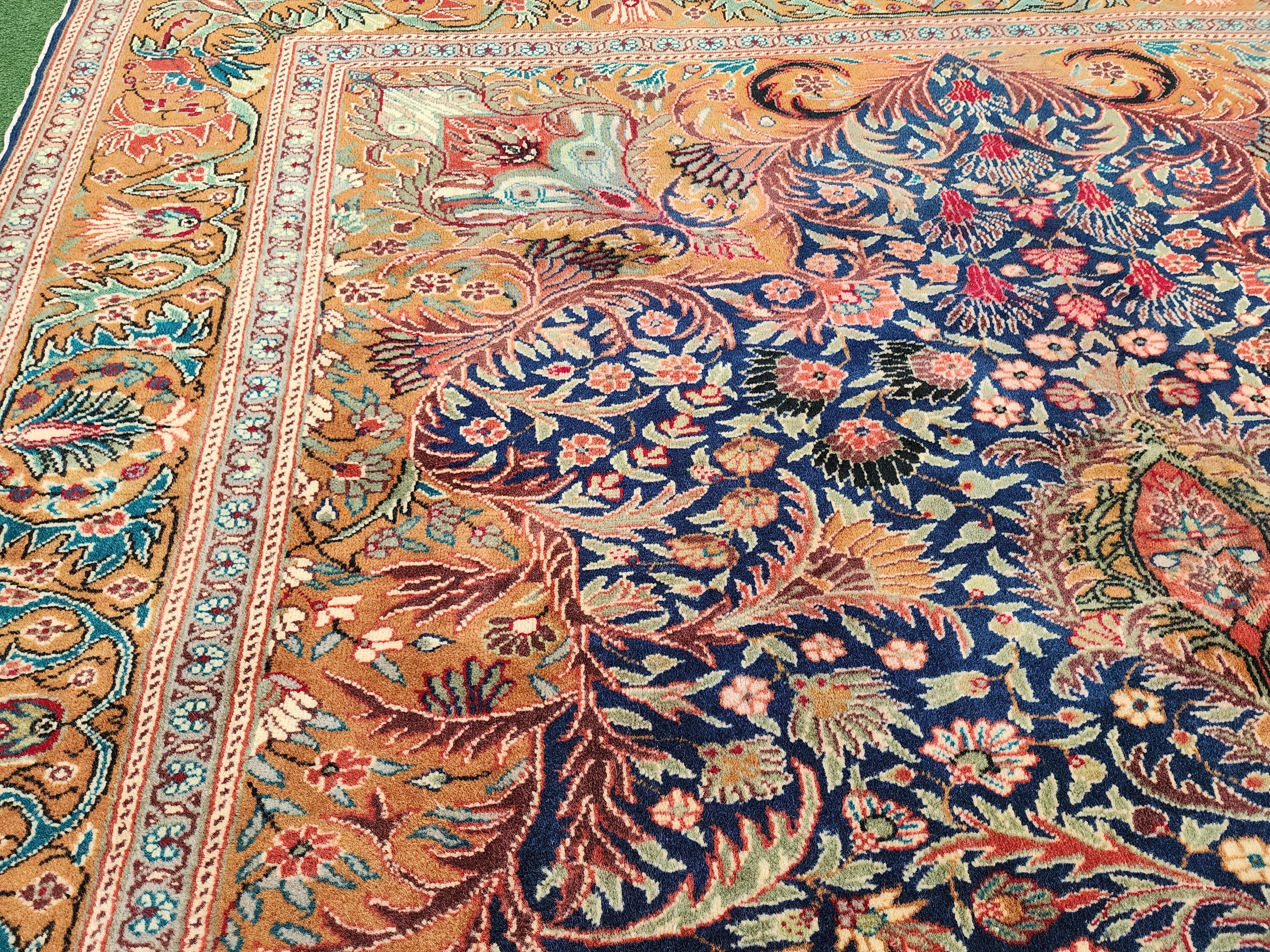 vintage Anatolian Wool Large Area Rug — pile detail