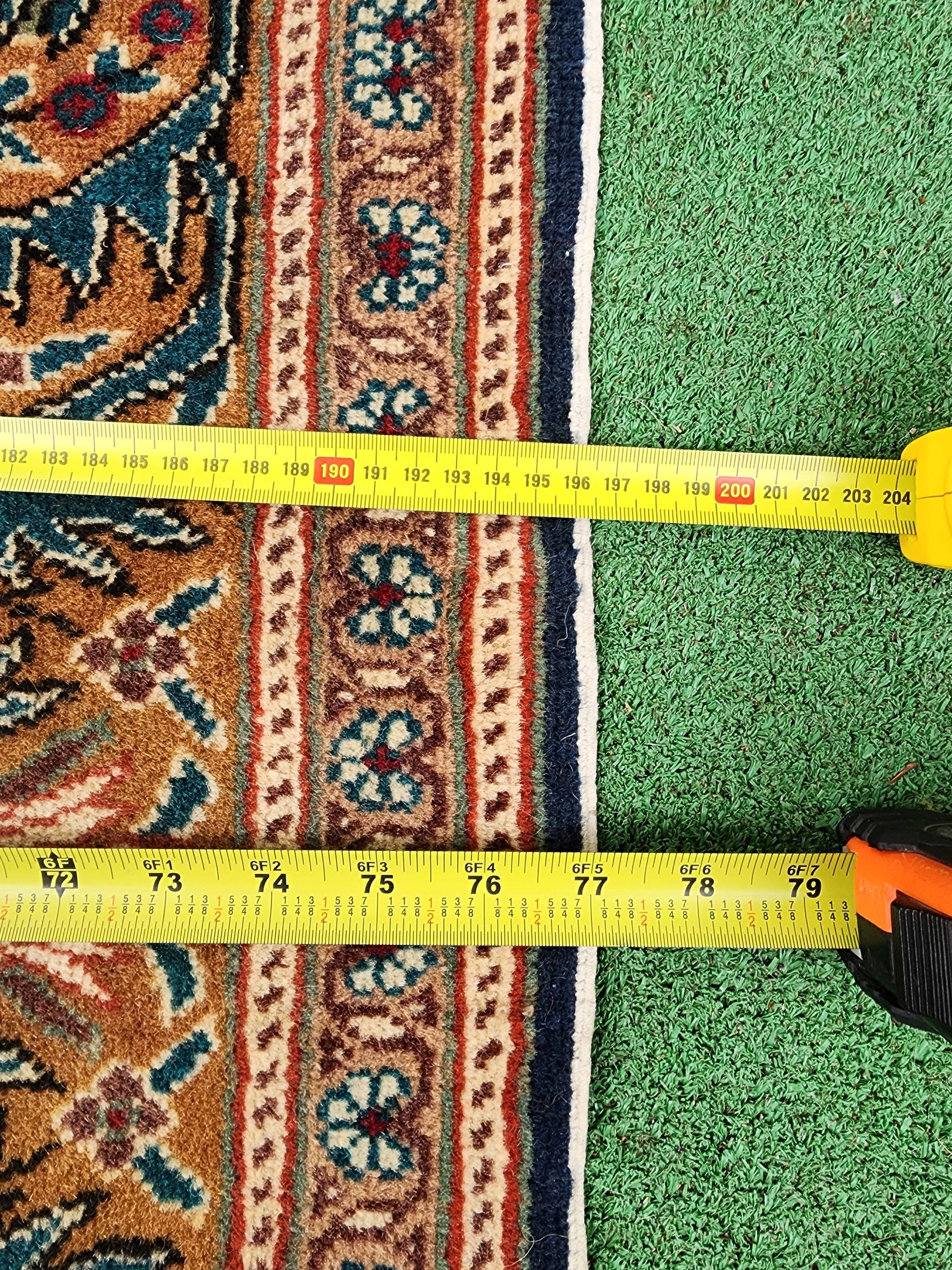 vintage Anatolian Wool Large Area Rug — styled view