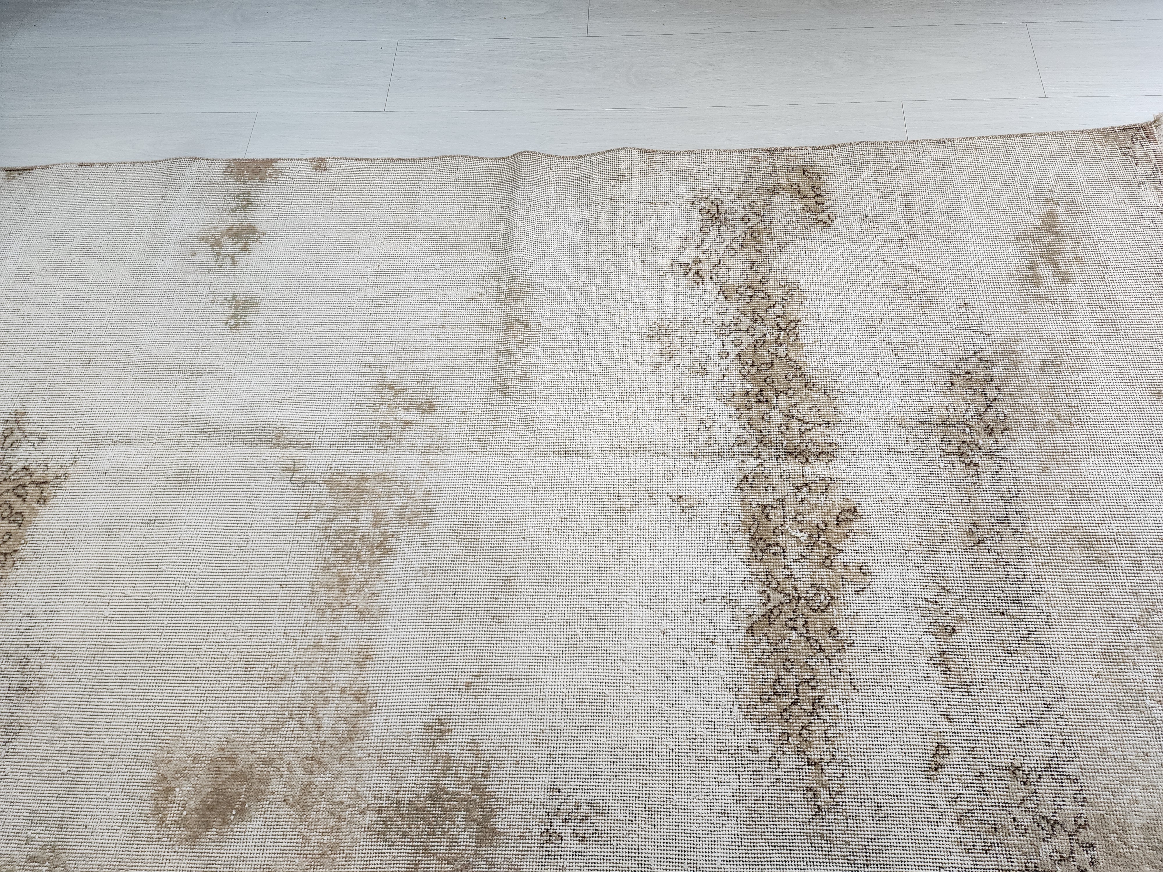 vintage Anatolian Wool Small Rug — in setting