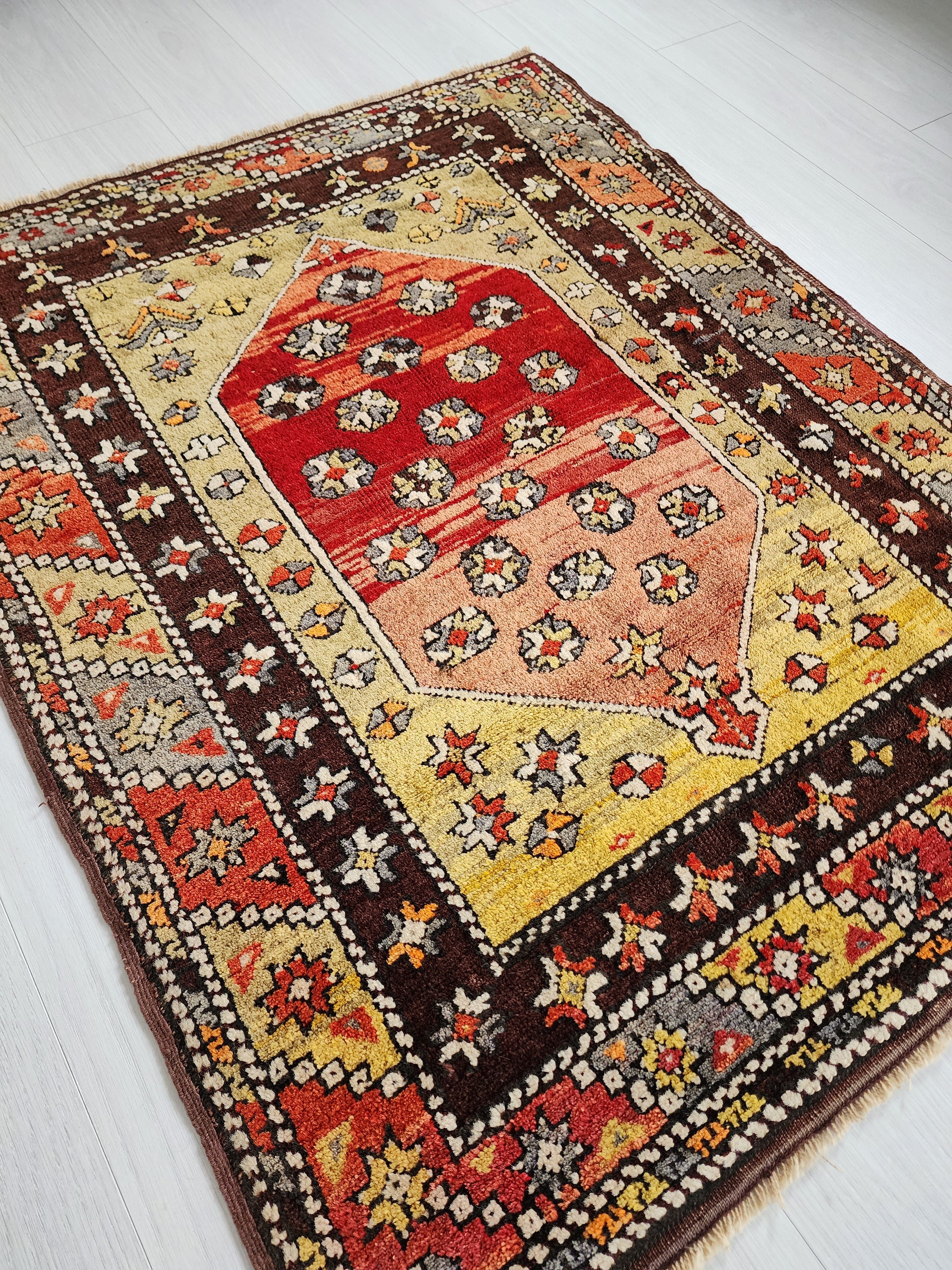 vintage Sivas Small Rug — back view