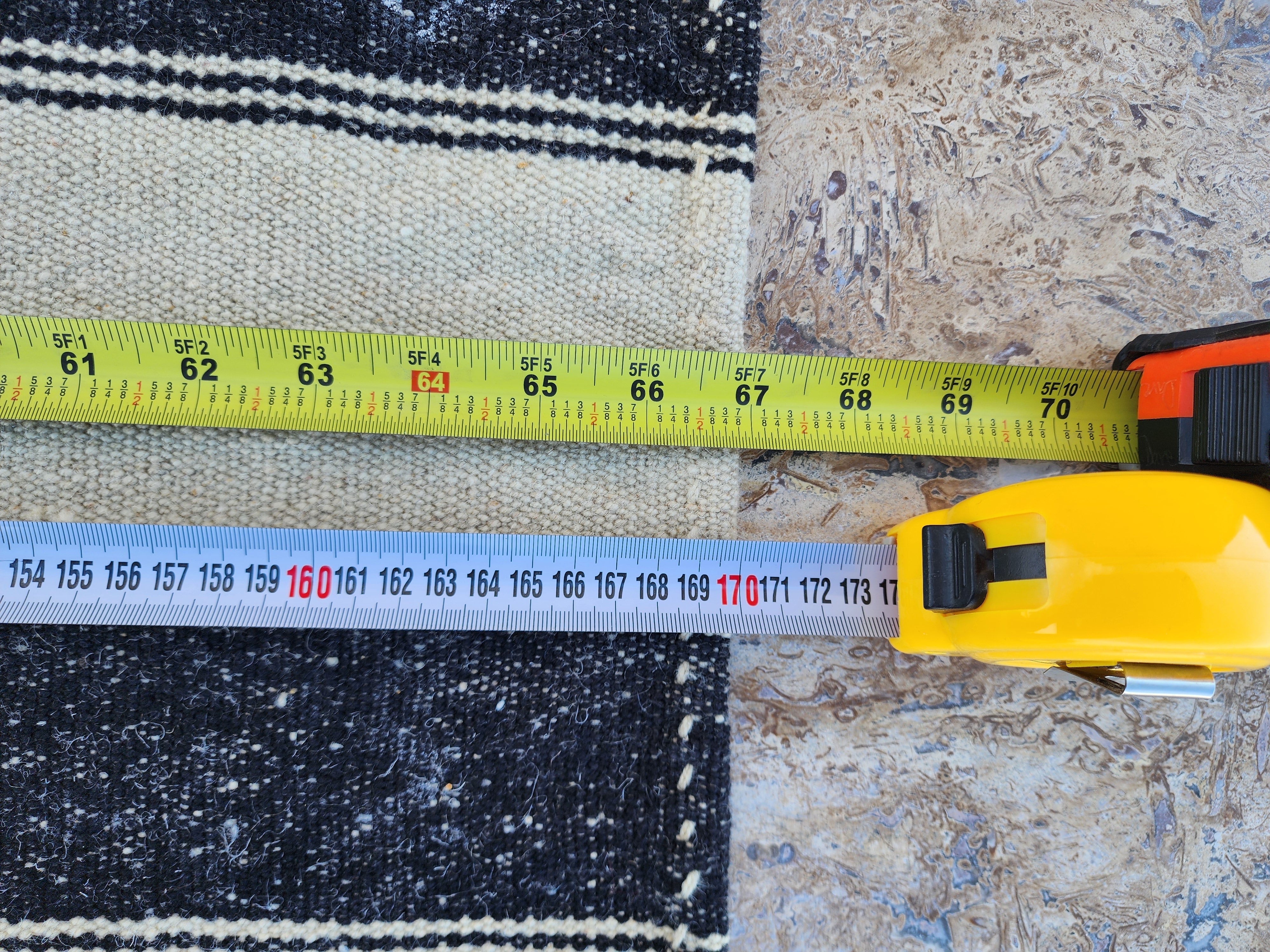 vintage Anatolian Wool Small Rug — pile detail