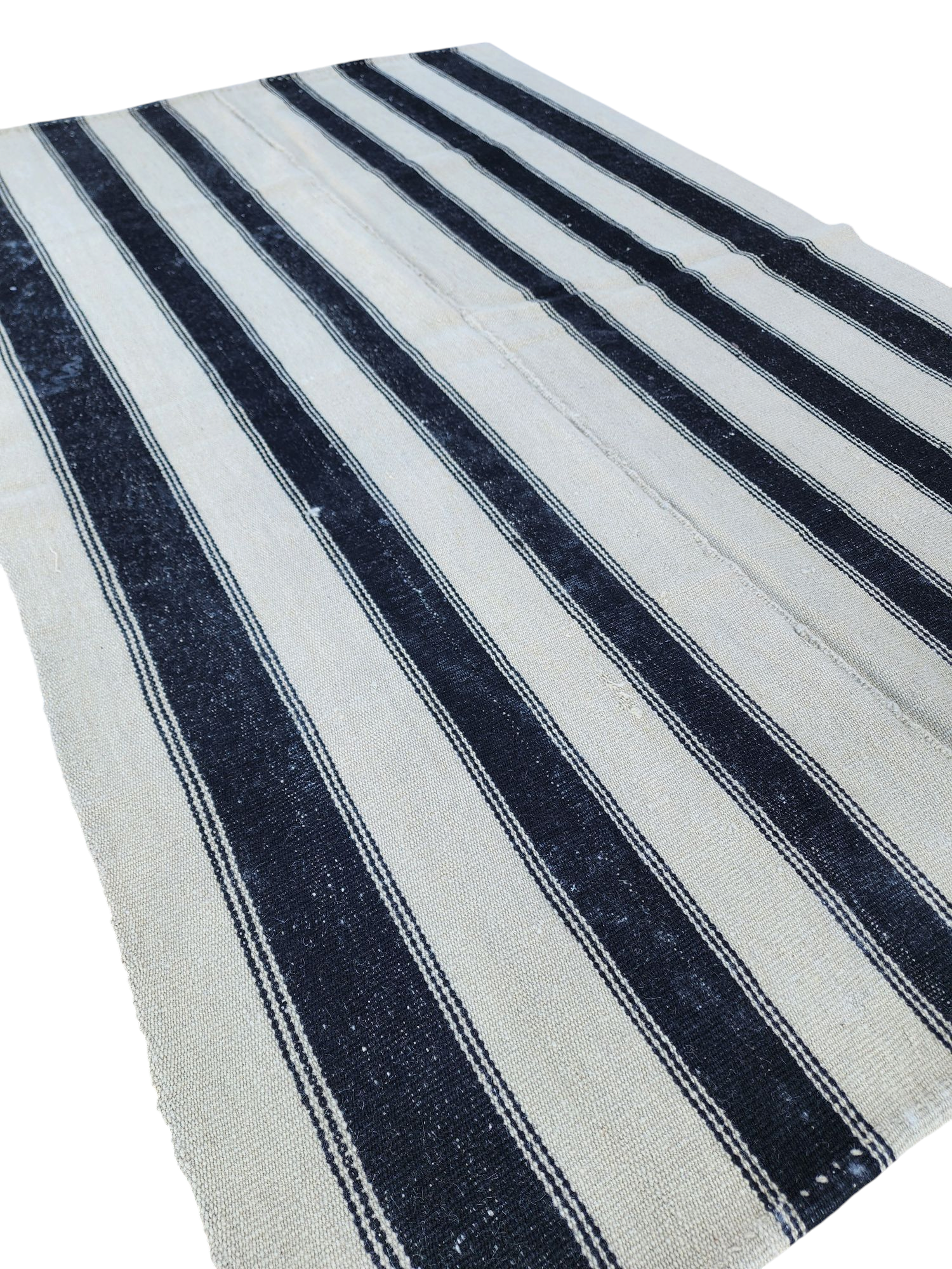 vintage Anatolian Wool Small Rug — back view