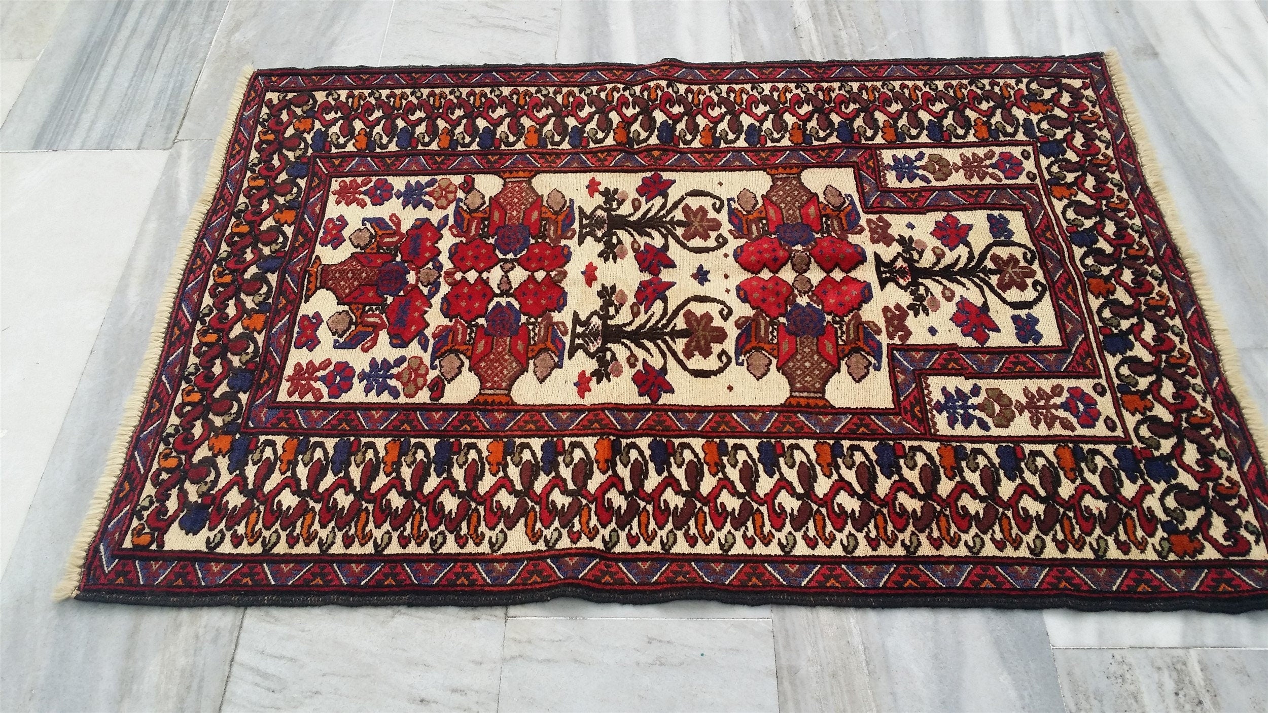 Alfombra persa Soumak Kilim, 1,37 m x 91,44 m, alfombra turca Soumac pequeña