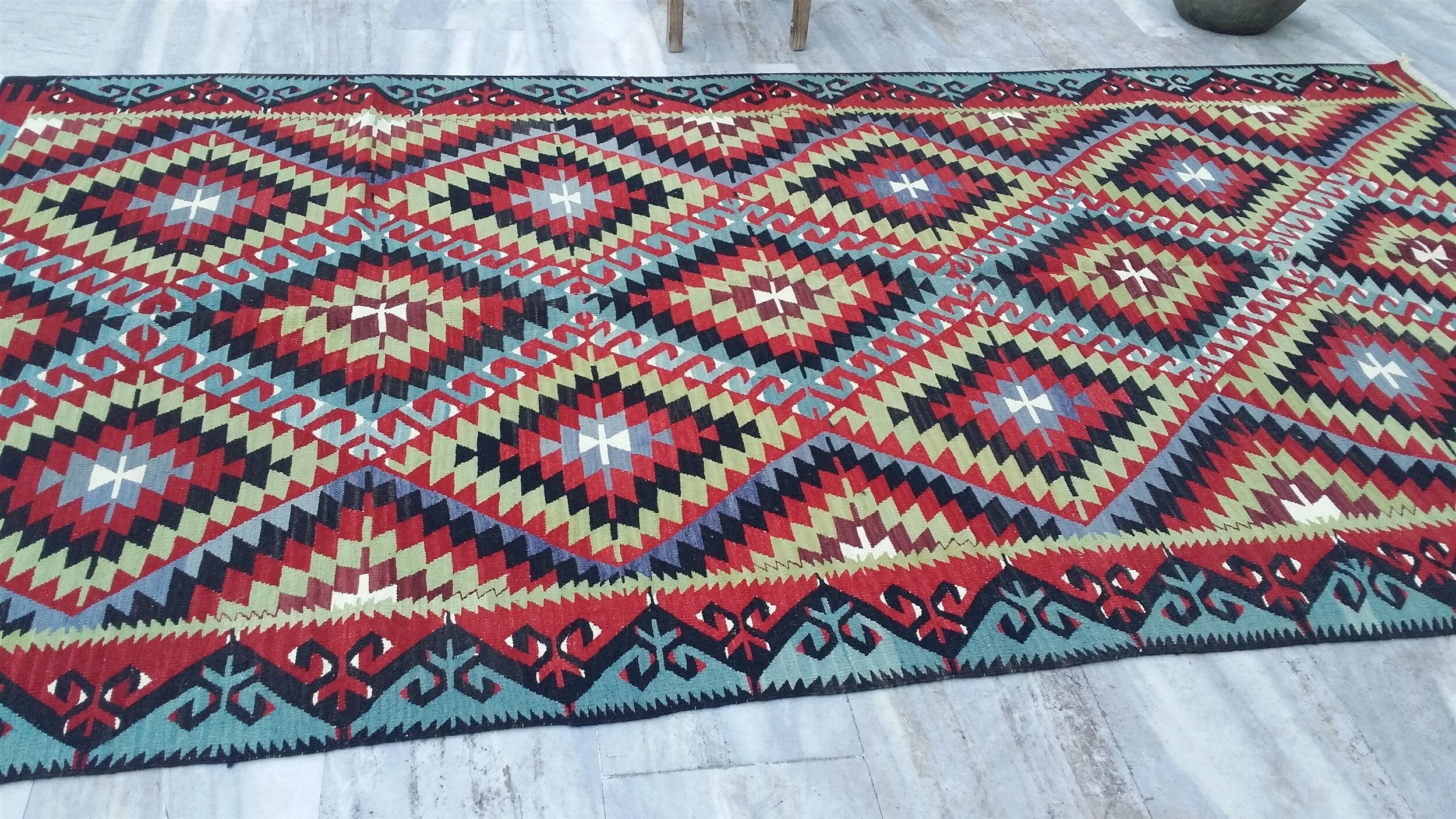 Esme Turkish Kilim Rug 10'1"x5'6"