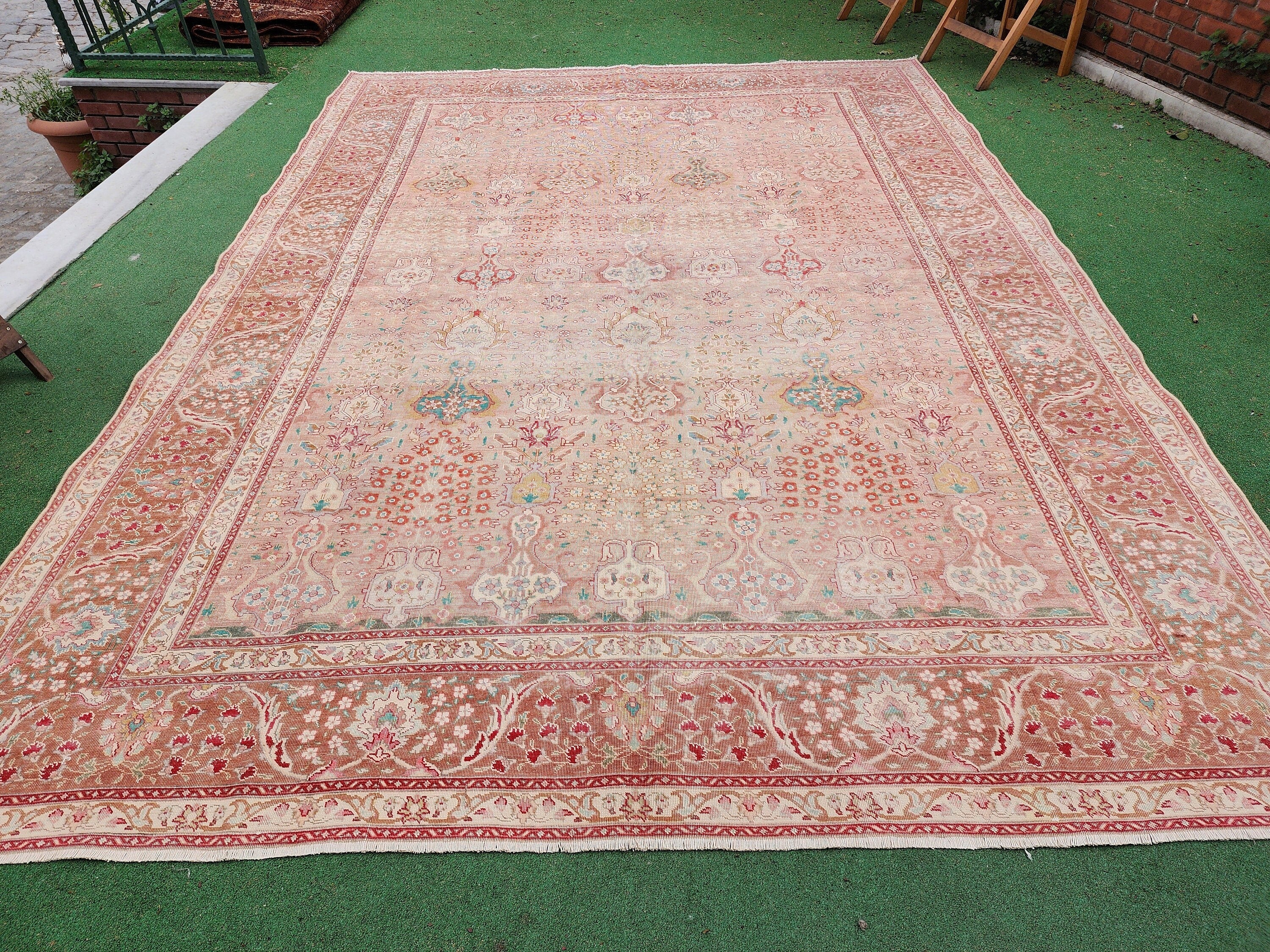 Vintage Persian Large Rug 11'2''x8'3''
