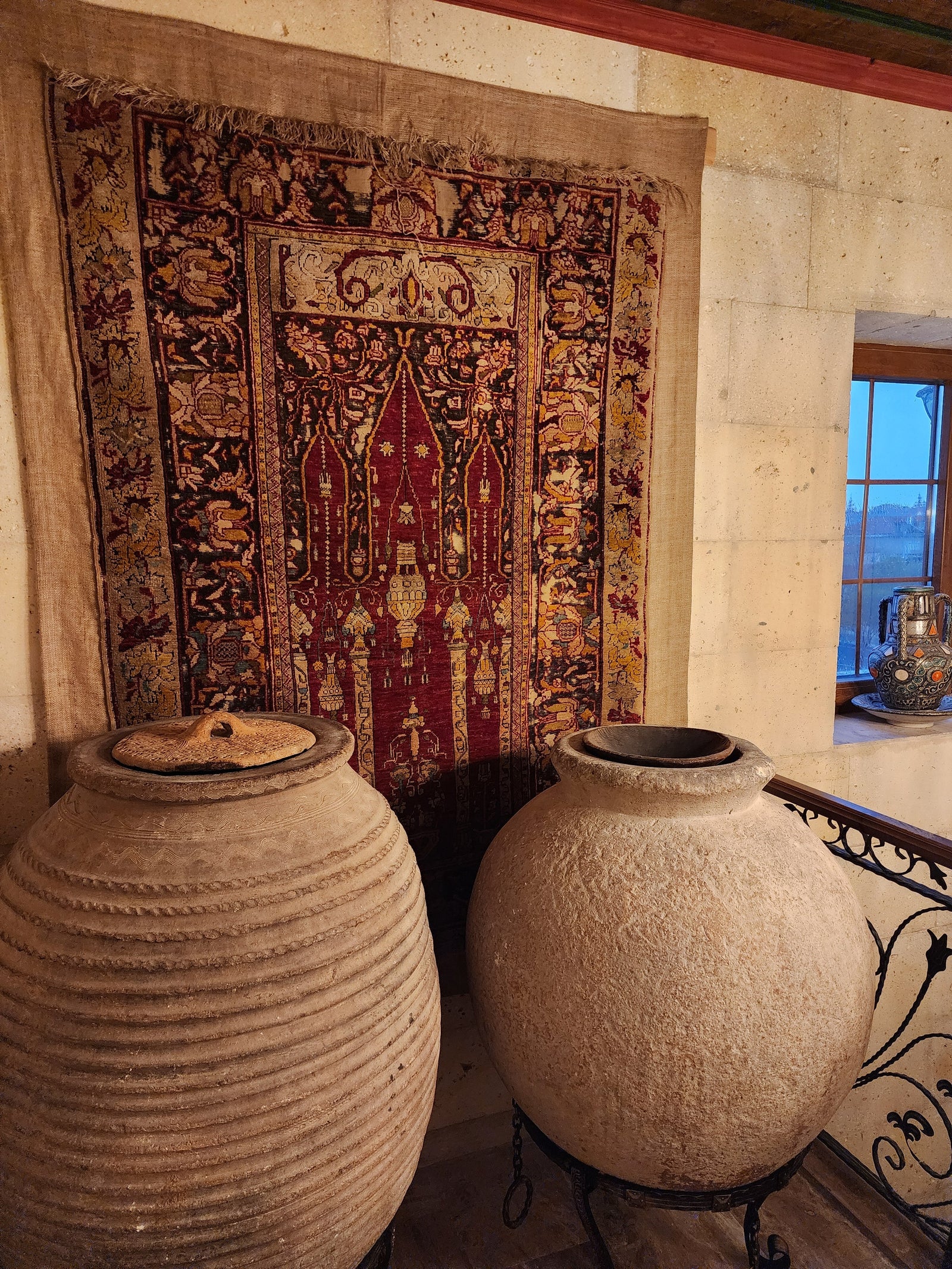 Antique Greek Rug from Cappadocia – A Rare Testament to Anatolia’s Multicultural Heritage