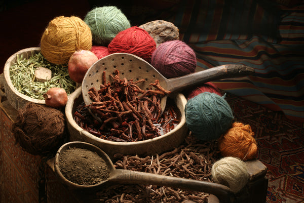 The Story of Natural Dyes: How Anatolian Weavers Color Wool with Roots, Bark & Flowers