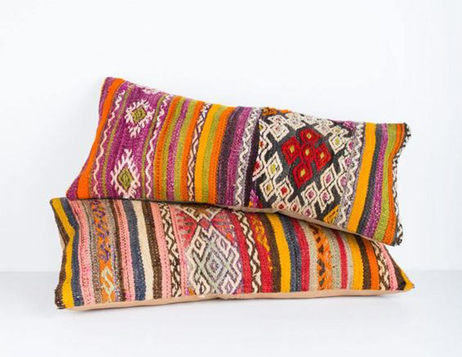 12 in x 24 in Kilim Pillow Covers