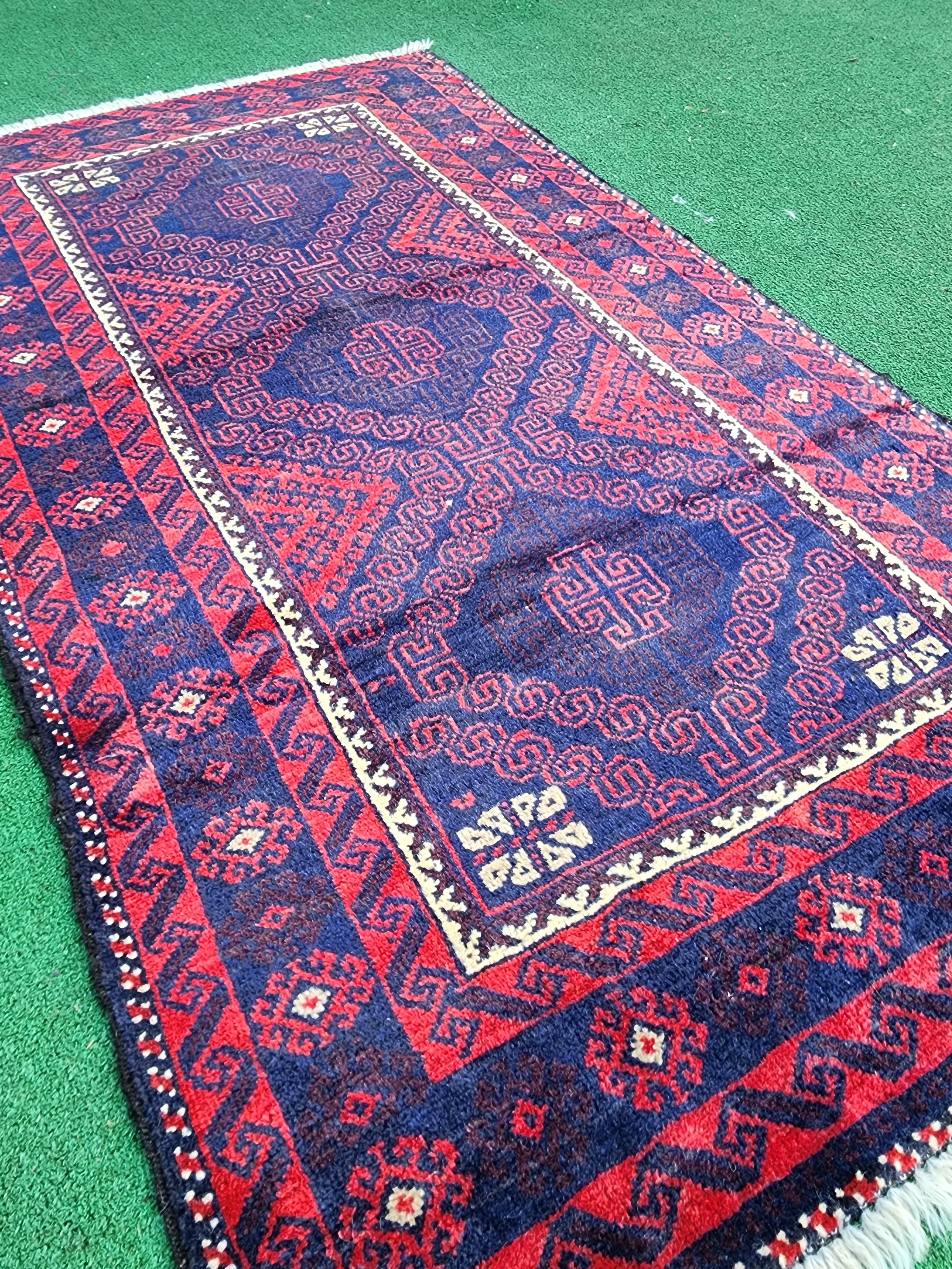 Persian Area Rug 6'4"x3'6"