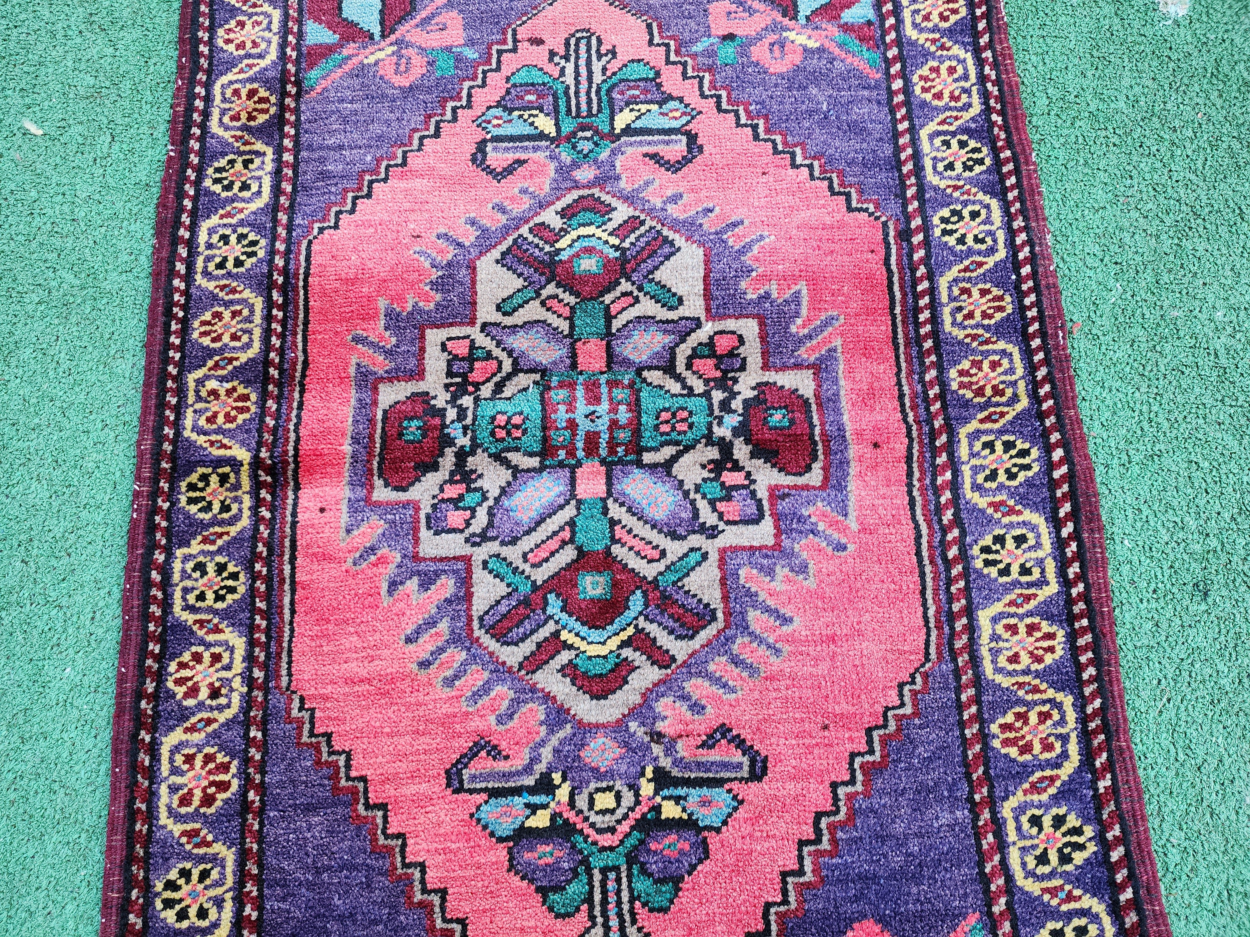 Vintage Turkish Taspinar Rug 3'2''x1'8''