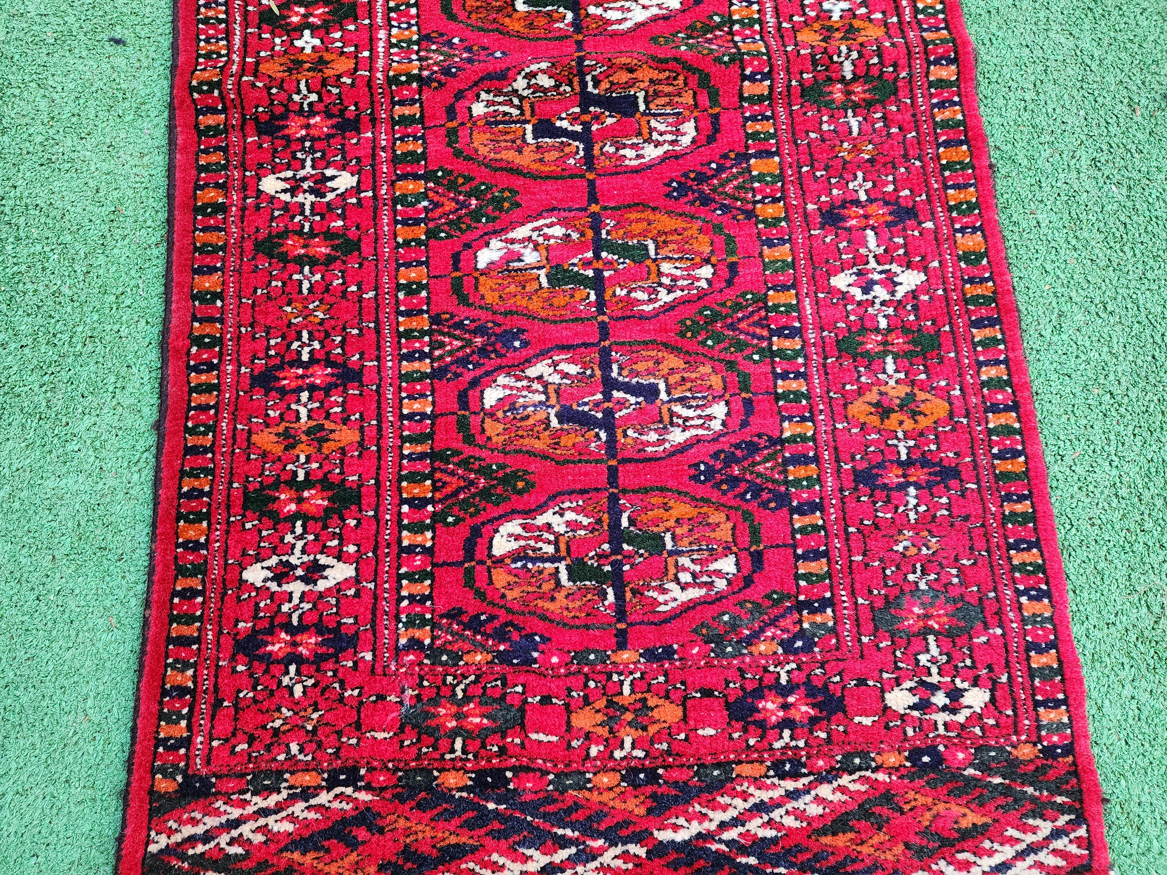 Turkoman Red Color Small Rug 3'1''x1'6''