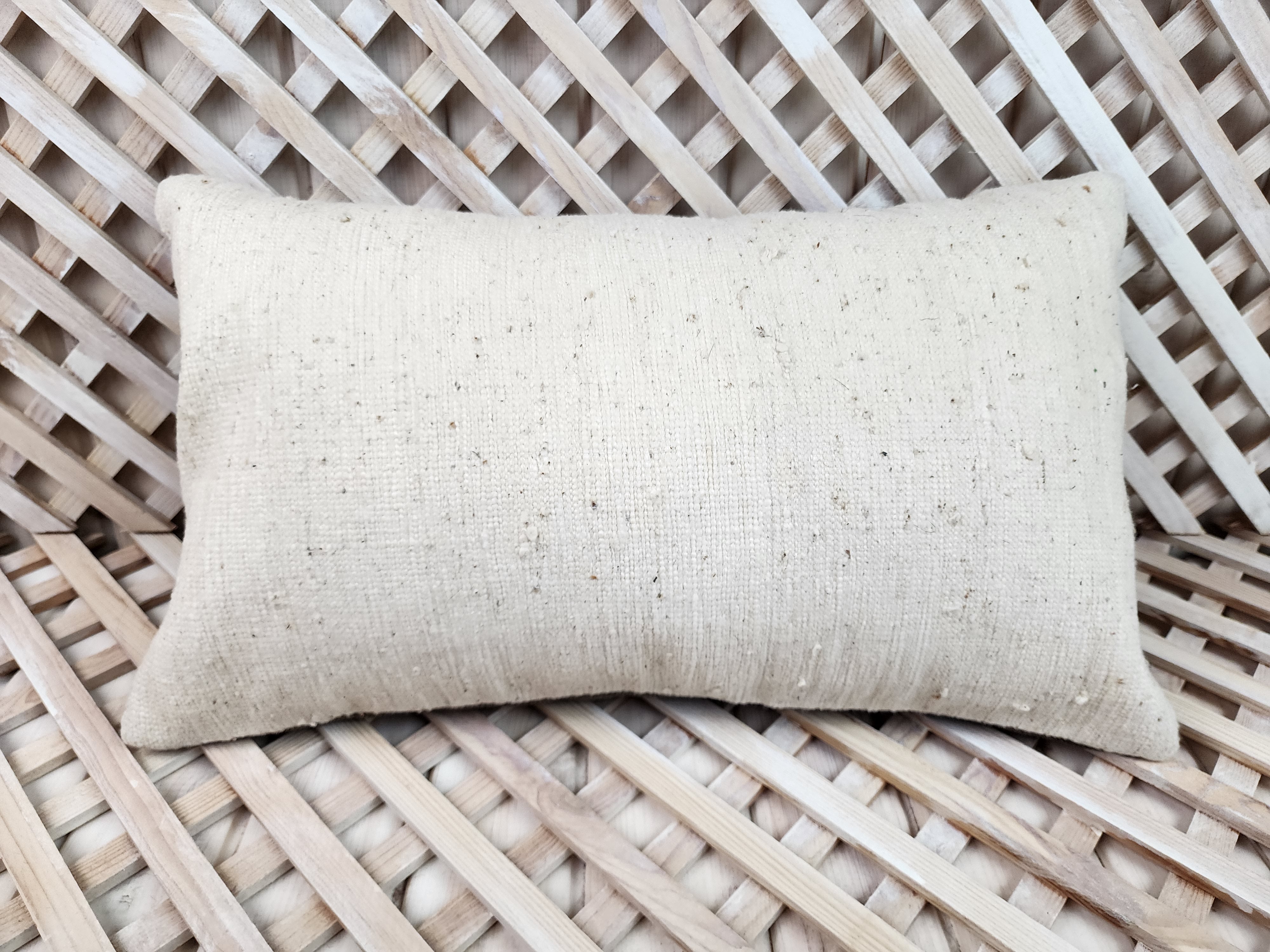 Lumbar Kilim Pillow Cover 12 x 20 in