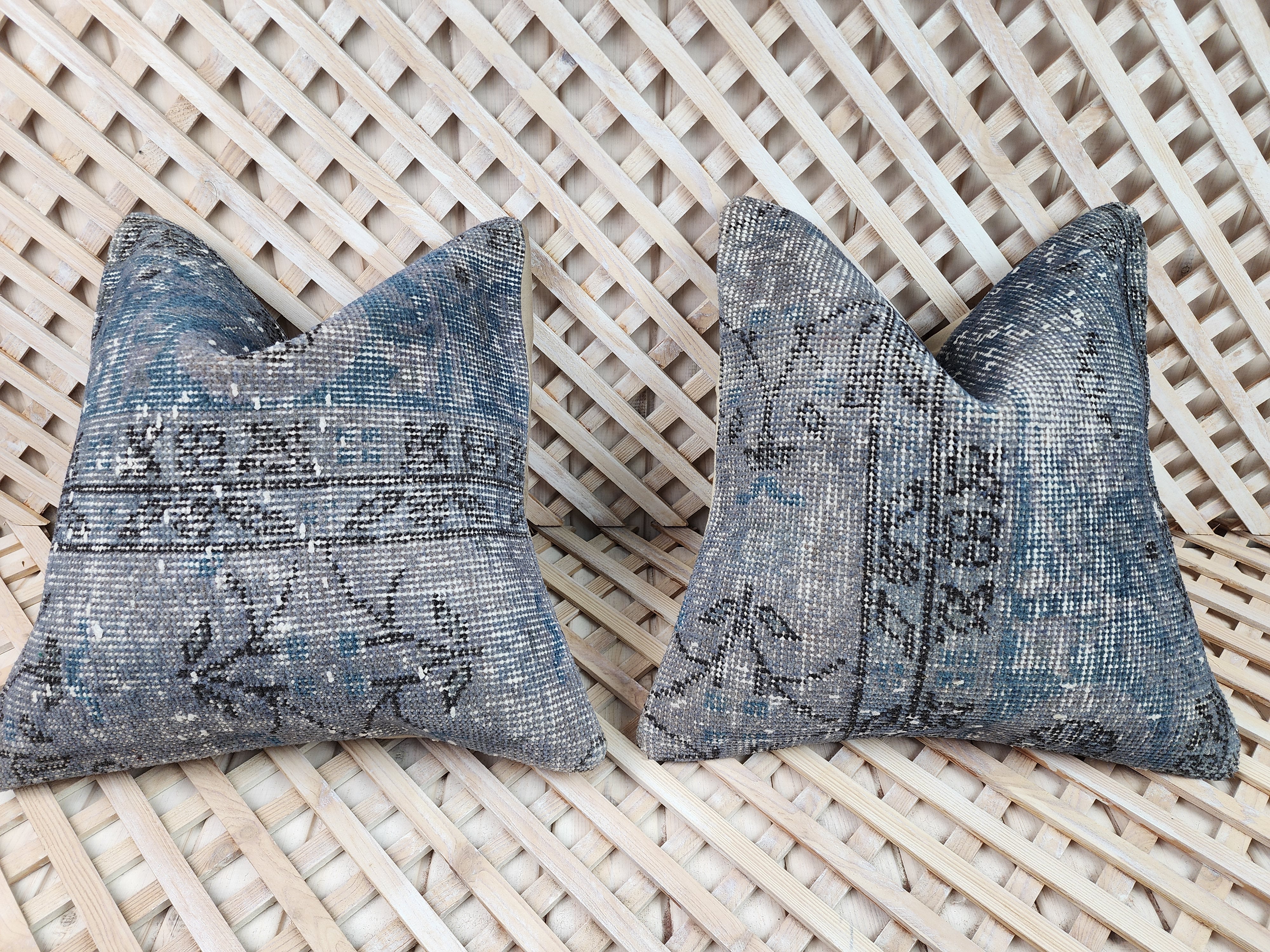 Antique Persian 2 Set of Pillows 16 x 16 in