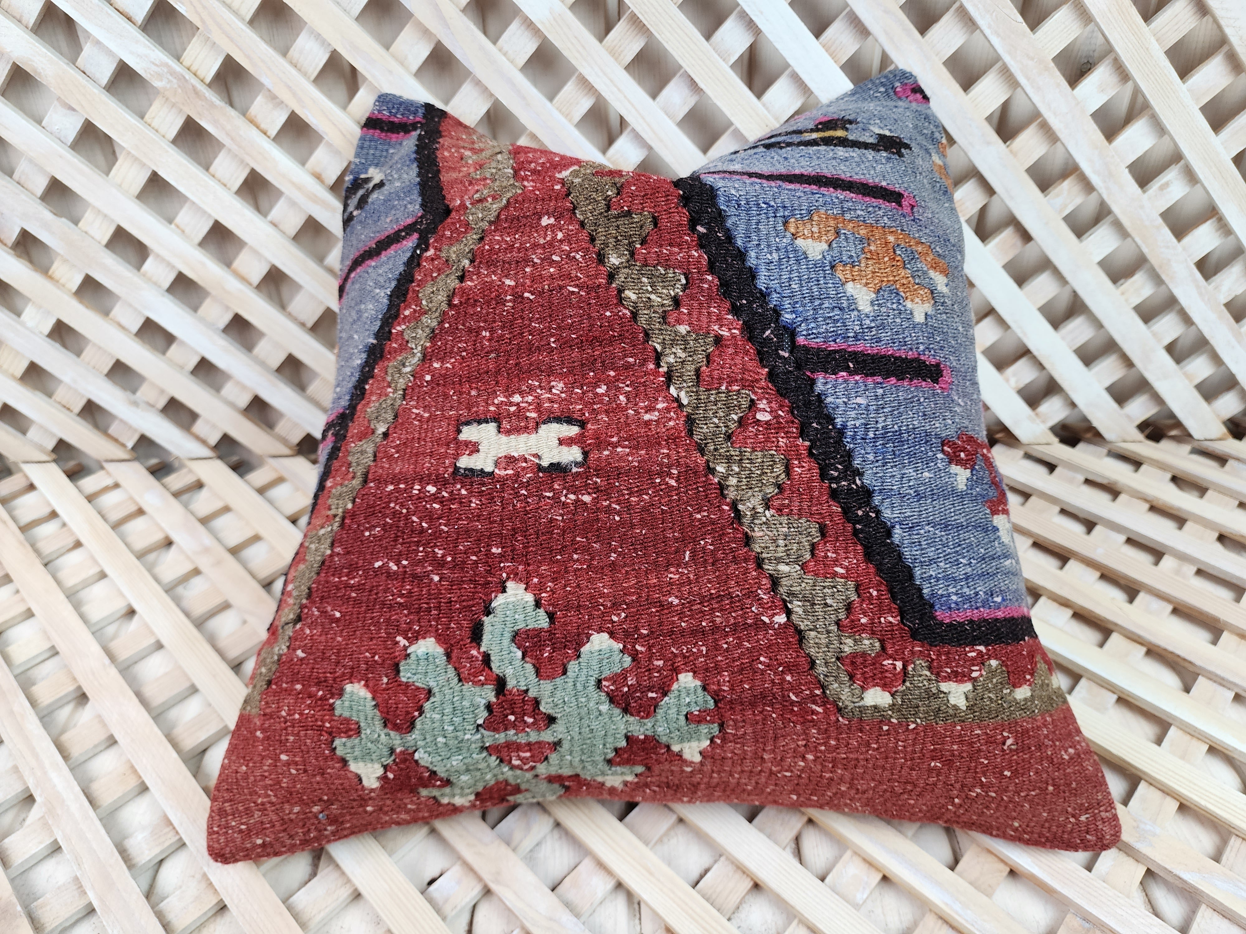 Kilim Pillow Cover 16 x 16 in