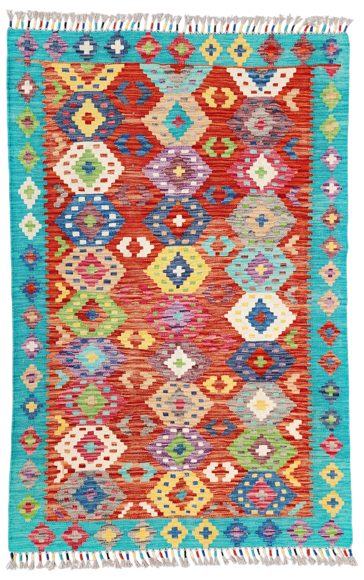 New Handwoven Turkish Kilim Rug