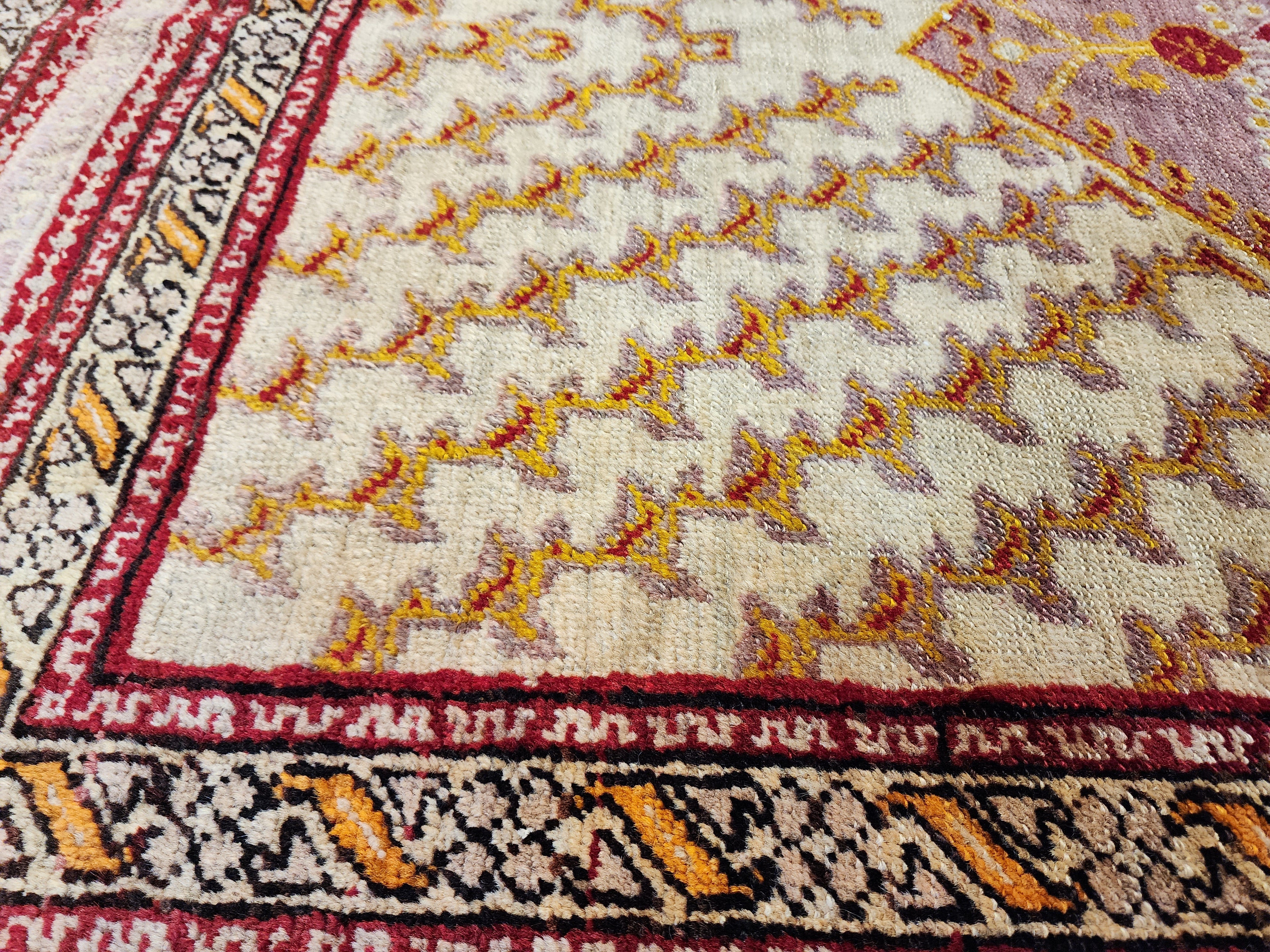 Kynna — Antique Kula Rug, Soft Color Turkish Rug, 4'3''x2'7''