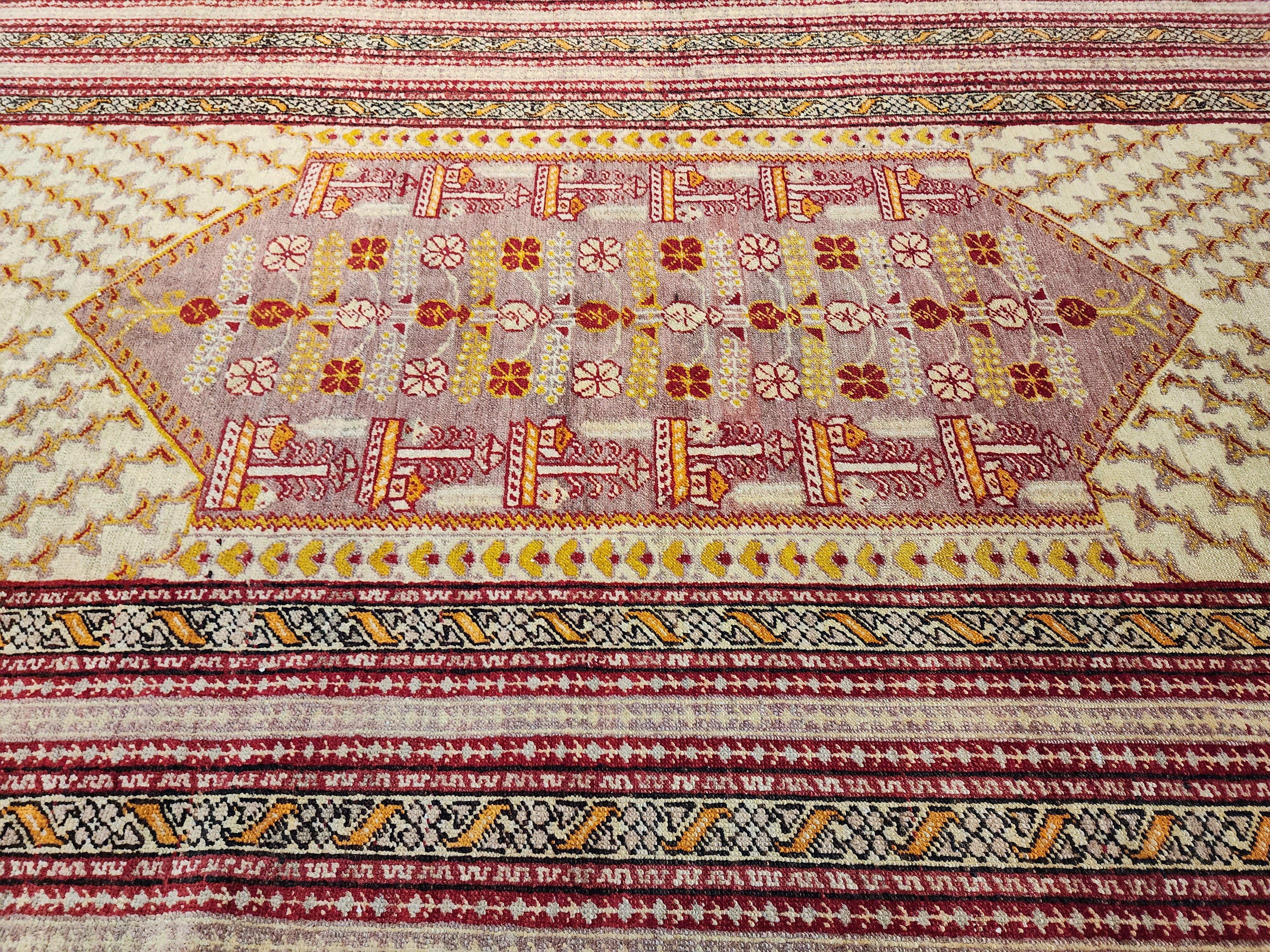 Kynna — Antique Kula Rug, Soft Color Turkish Rug, 4'3''x2'7''